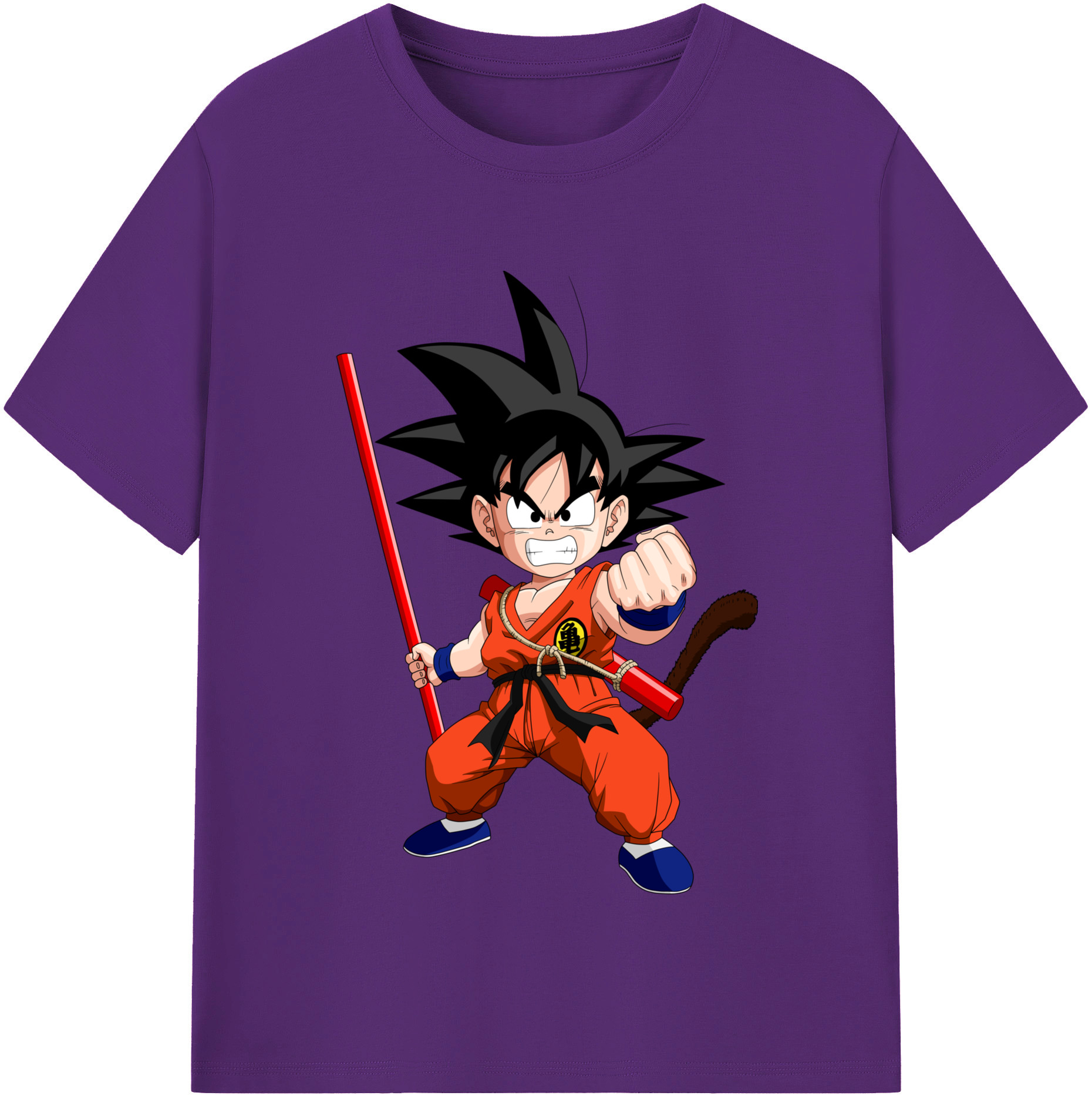 （画像用） ドラゴンボール 孫悟空（そん ごくう）Son Goku カカロット DRAGON BALL Kakarotto 綿100％半袖Tシャツ（フロントプリント）