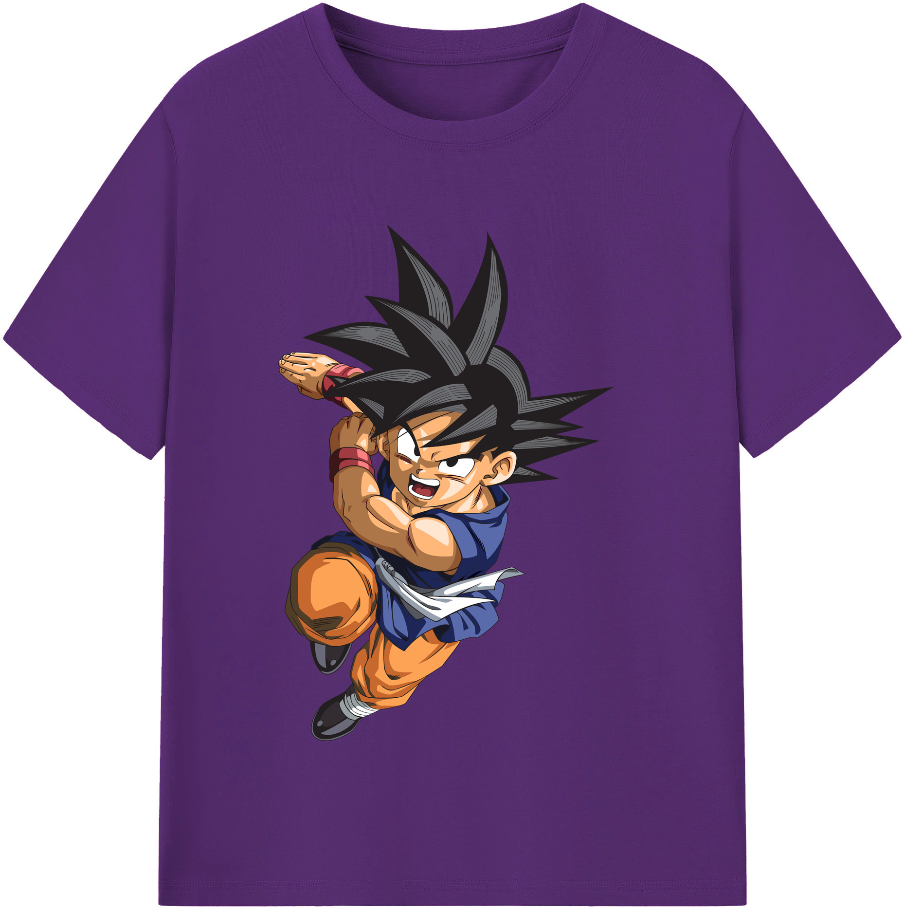 （画像用） ドラゴンボール 孫悟空（そん ごくう）Son Goku カカロット DRAGON BALL Kakarotto 綿100％半袖Tシャツ（フロントプリント）
