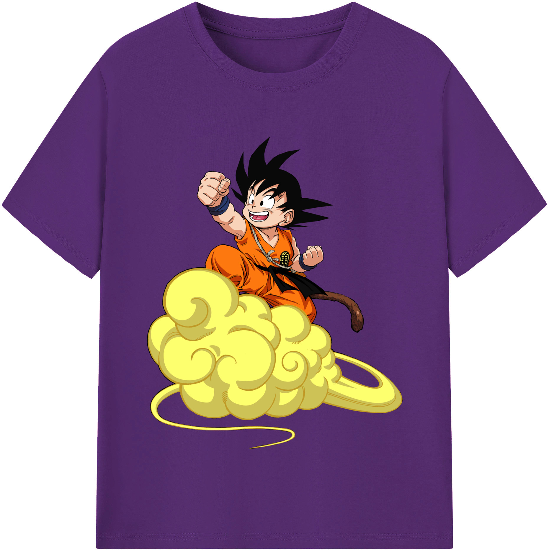 （画像用） ドラゴンボール 孫悟空（そん ごくう）Son Goku カカロット DRAGON BALL Kakarotto 綿100％半袖Tシャツ（フロントプリント）