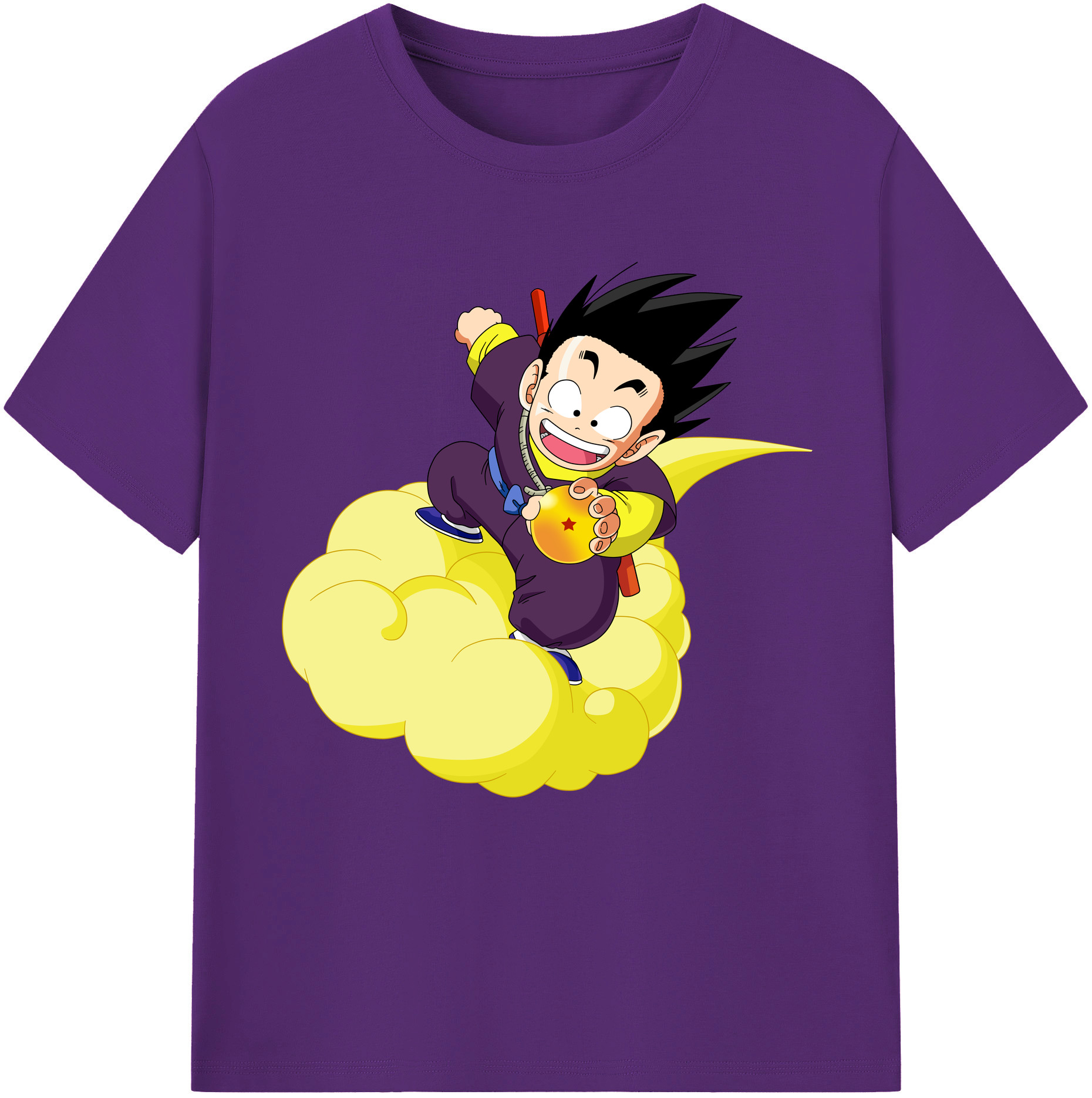 （画像用） ドラゴンボール 孫悟空（そん ごくう）Son Goku カカロット DRAGON BALL Kakarotto 綿100％半袖Tシャツ（フロントプリント）
