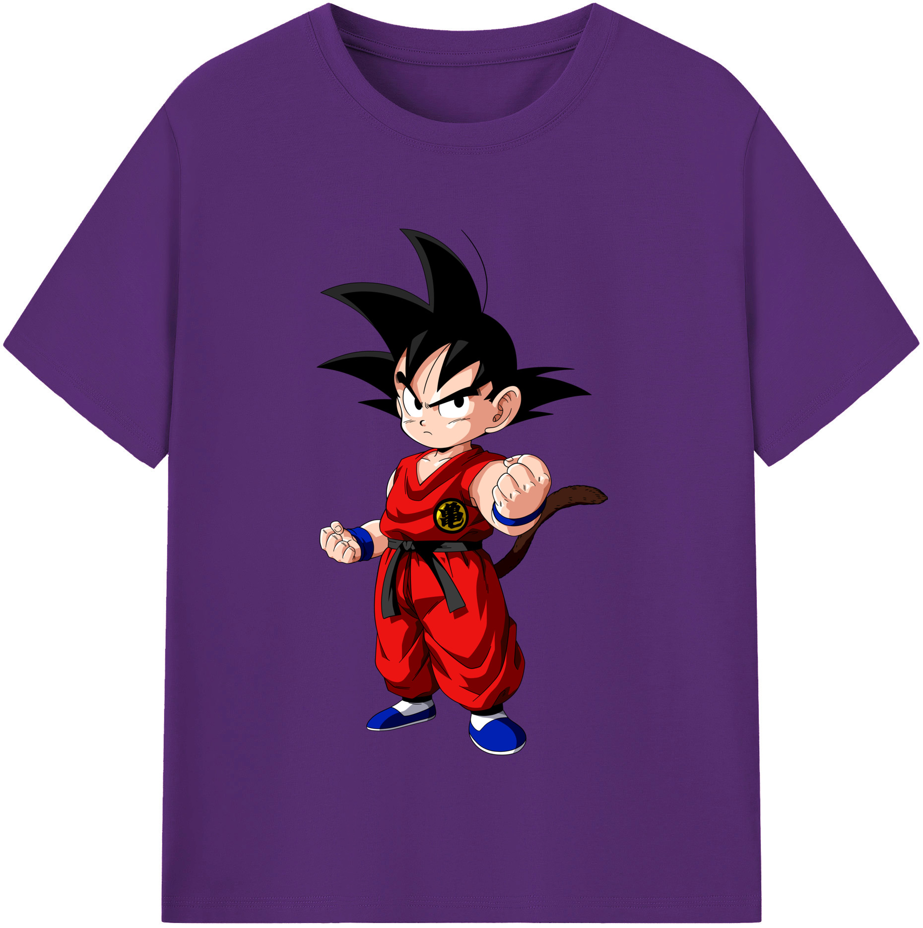 （画像用） ドラゴンボール 孫悟空（そん ごくう）Son Goku カカロット DRAGON BALL Kakarotto 綿100％半袖Tシャツ（フロントプリント）