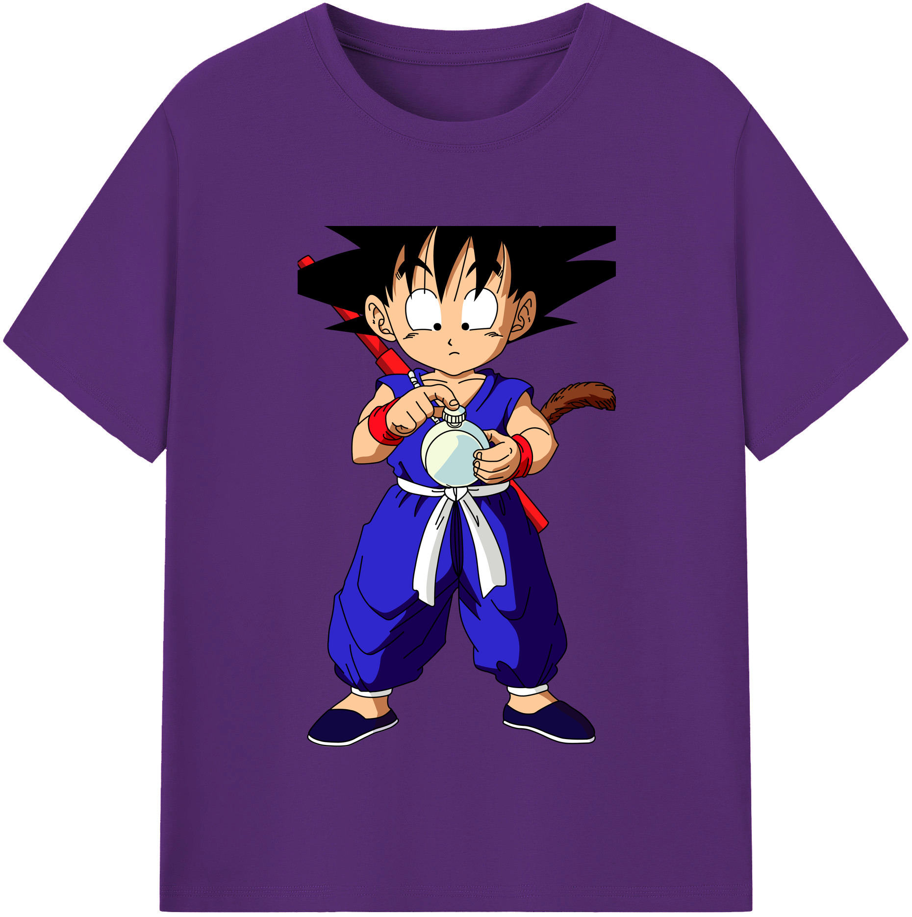 （画像用） ドラゴンボール 孫悟空（そん ごくう）Son Goku カカロット DRAGON BALL Kakarotto 綿100％半袖Tシャツ（フロントプリント）