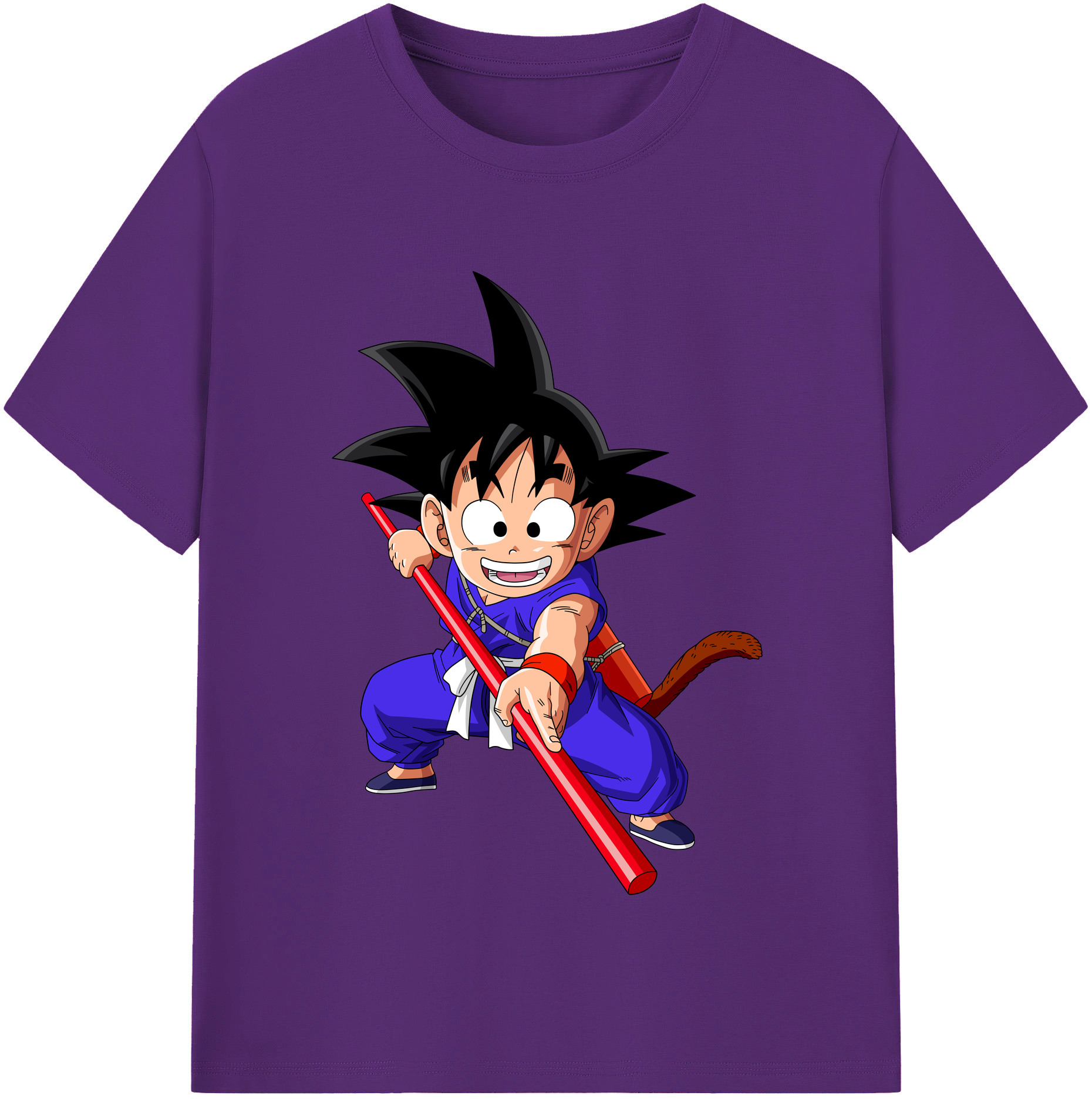 （画像用） ドラゴンボール 孫悟空（そん ごくう）Son Goku カカロット DRAGON BALL Kakarotto 綿100％半袖Tシャツ（フロントプリント）