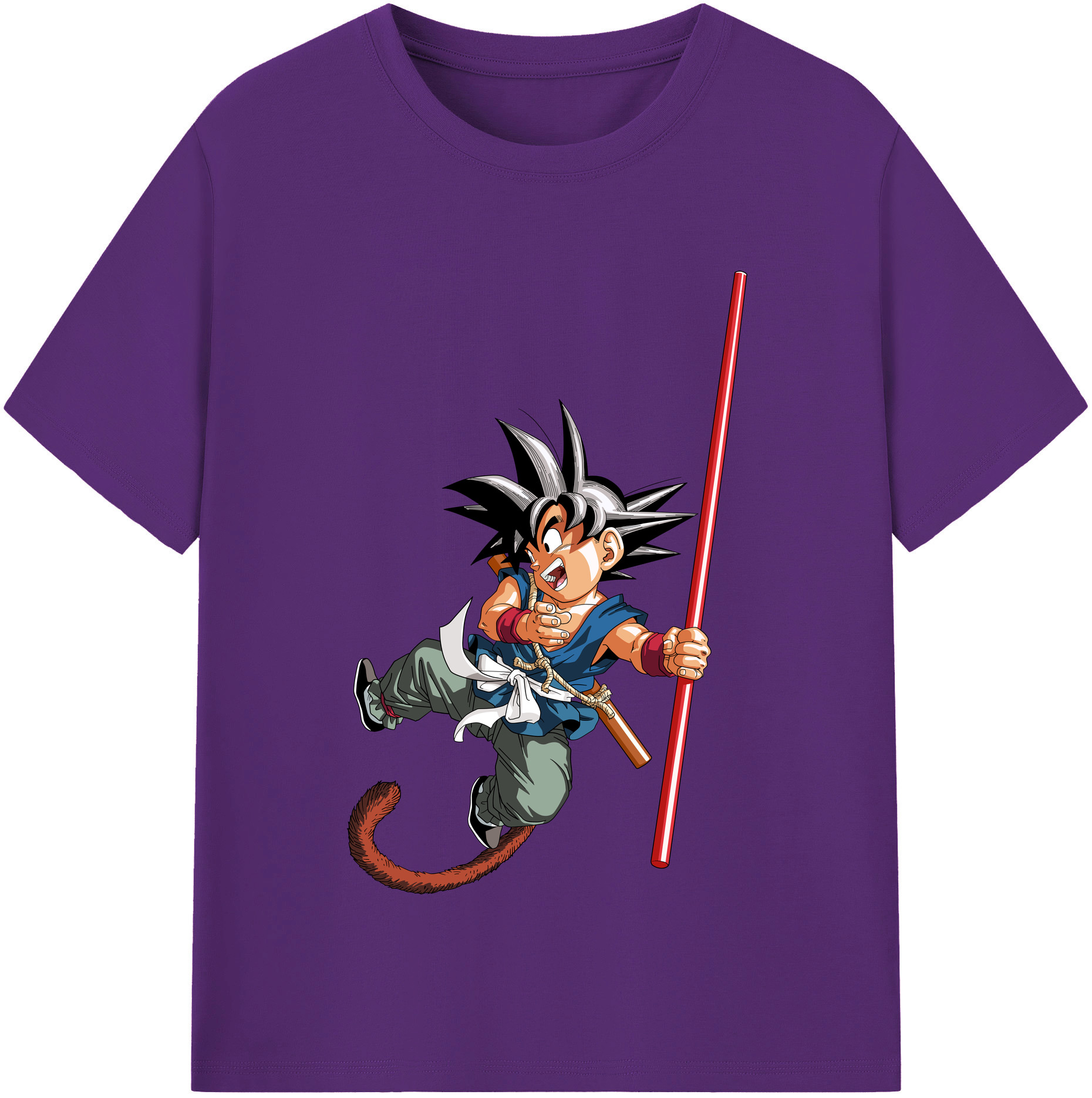 （画像用） ドラゴンボール 孫悟空（そん ごくう）Son Goku カカロット DRAGON BALL Kakarotto 綿100％半袖Tシャツ（フロントプリント）