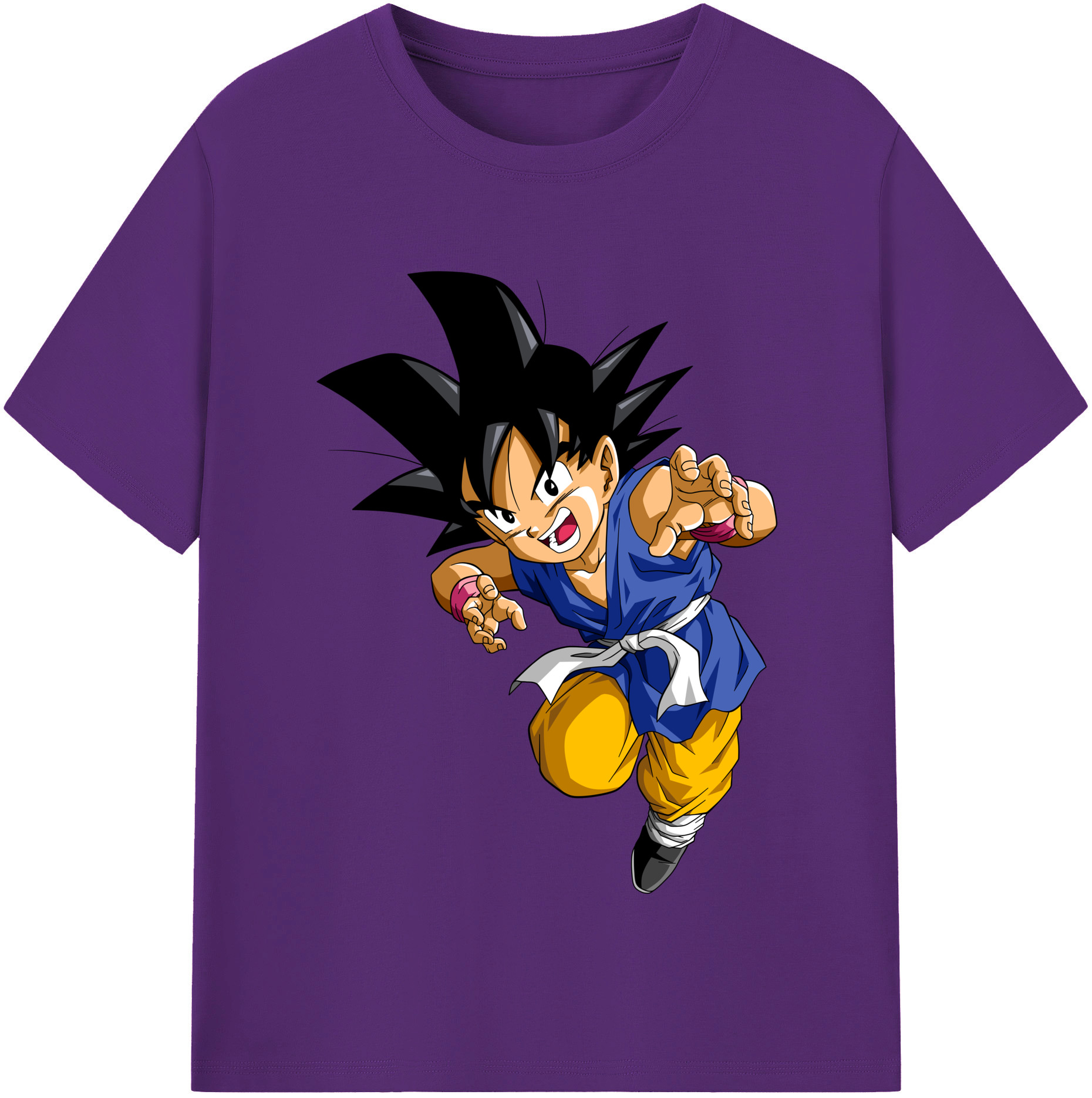 （画像用） ドラゴンボール 孫悟空（そん ごくう）Son Goku カカロット DRAGON BALL Kakarotto 綿100％半袖Tシャツ（フロントプリント）