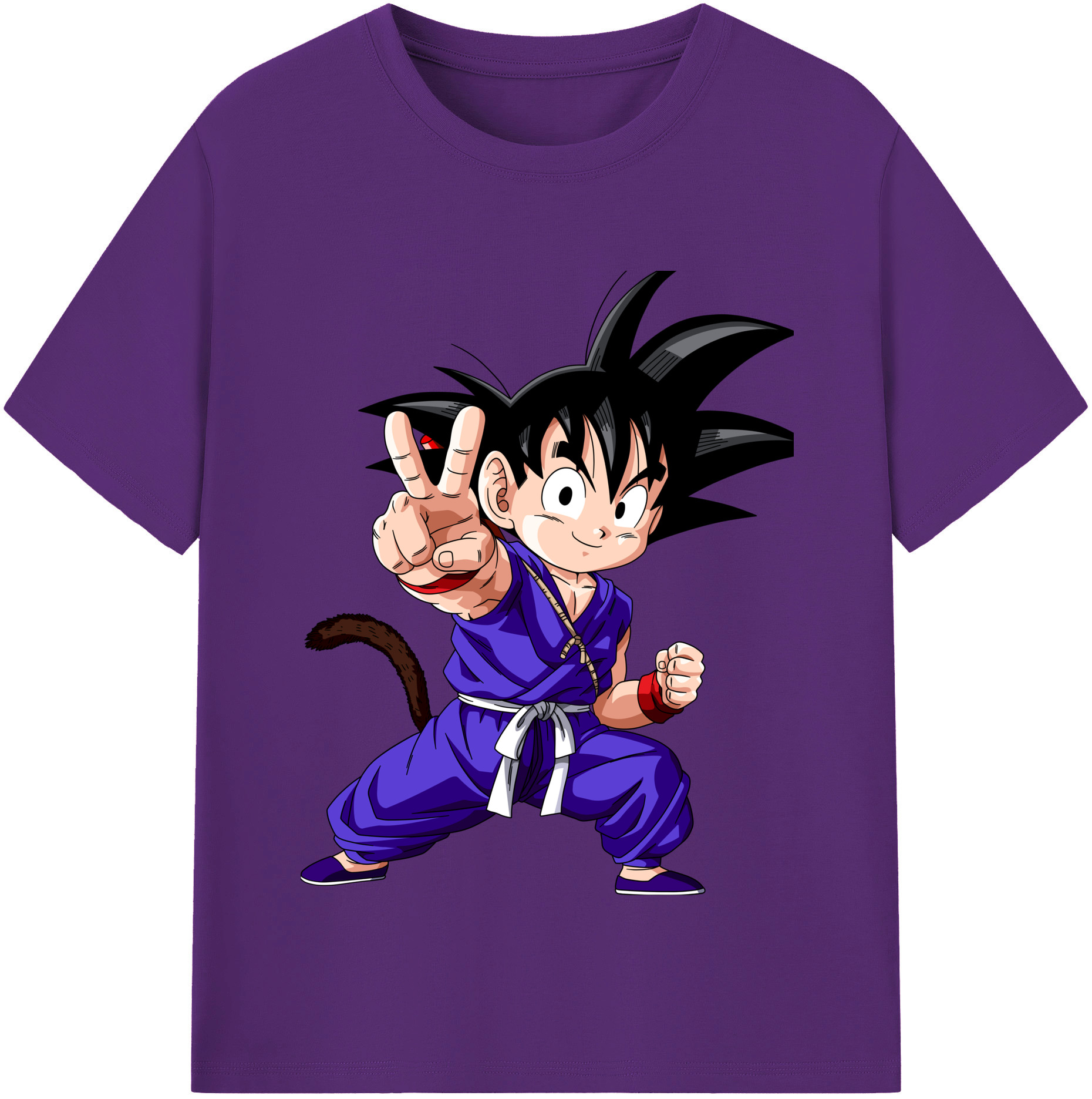 （画像用） ドラゴンボール 孫悟空（そん ごくう）Son Goku カカロット DRAGON BALL Kakarotto 綿100％半袖Tシャツ（フロントプリント）