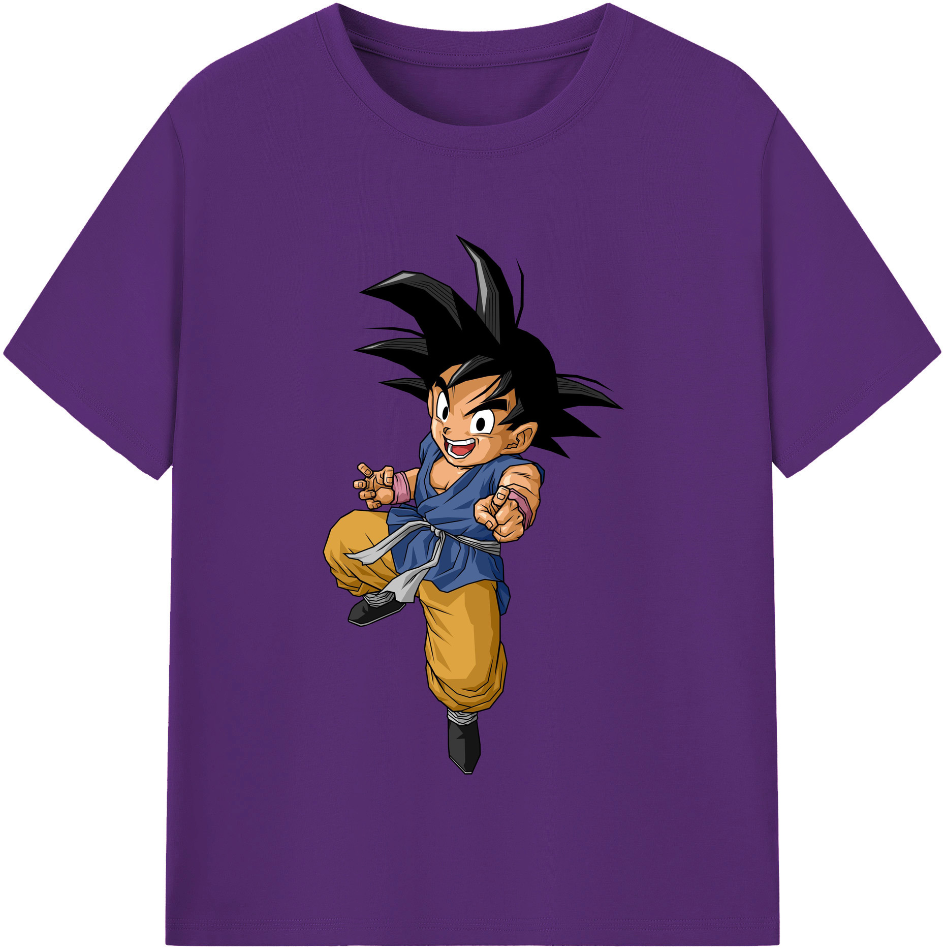 （画像用） ドラゴンボール 孫悟空（そん ごくう）Son Goku カカロット DRAGON BALL Kakarotto 綿100％半袖Tシャツ（フロントプリント）