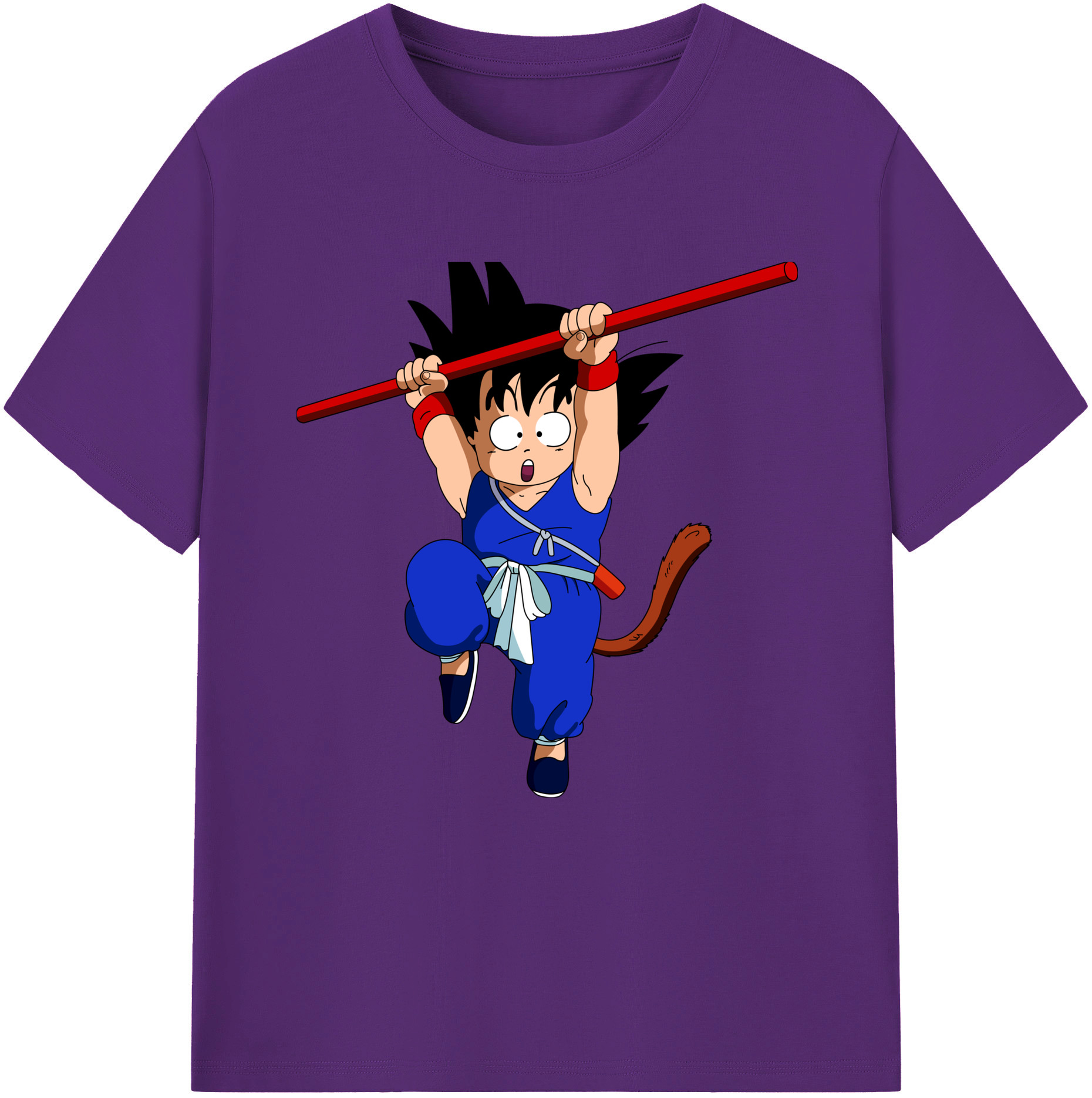 （画像用） ドラゴンボール 孫悟空（そん ごくう）Son Goku カカロット DRAGON BALL Kakarotto 綿100％半袖Tシャツ（フロントプリント）
