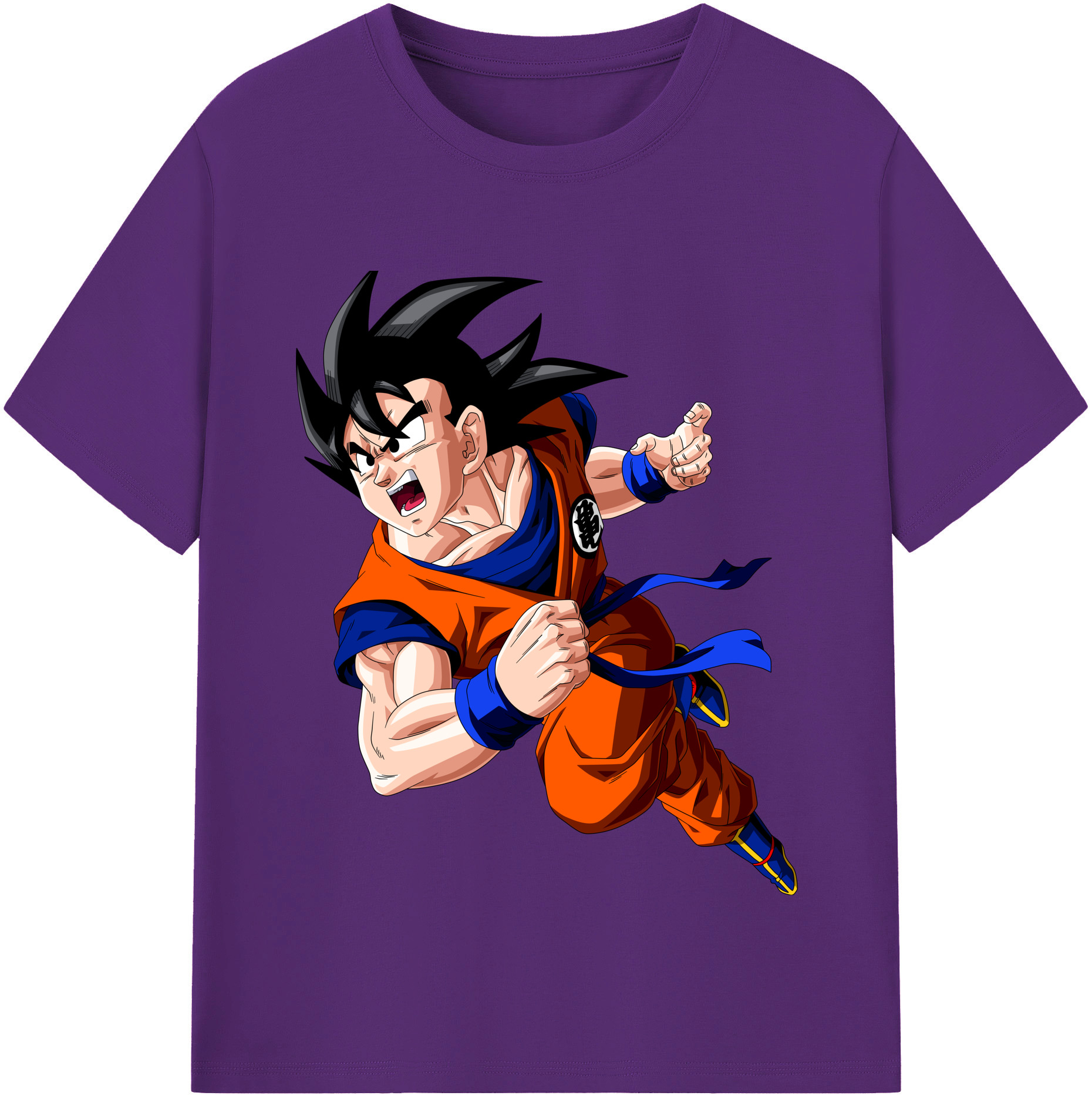 （画像用） ドラゴンボール 孫悟空（そん ごくう）Son Goku カカロット DRAGON BALL Kakarotto 綿100％半袖Tシャツ（フロントプリント）
