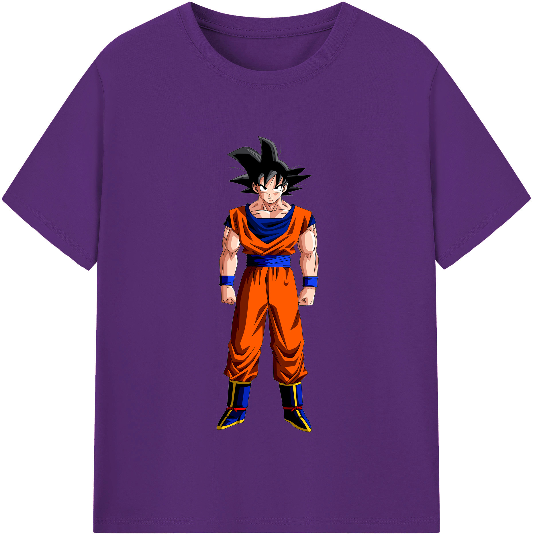 （画像用） ドラゴンボール 孫悟空（そん ごくう）Son Goku カカロット DRAGON BALL Kakarotto 綿100％半袖Tシャツ（フロントプリント）