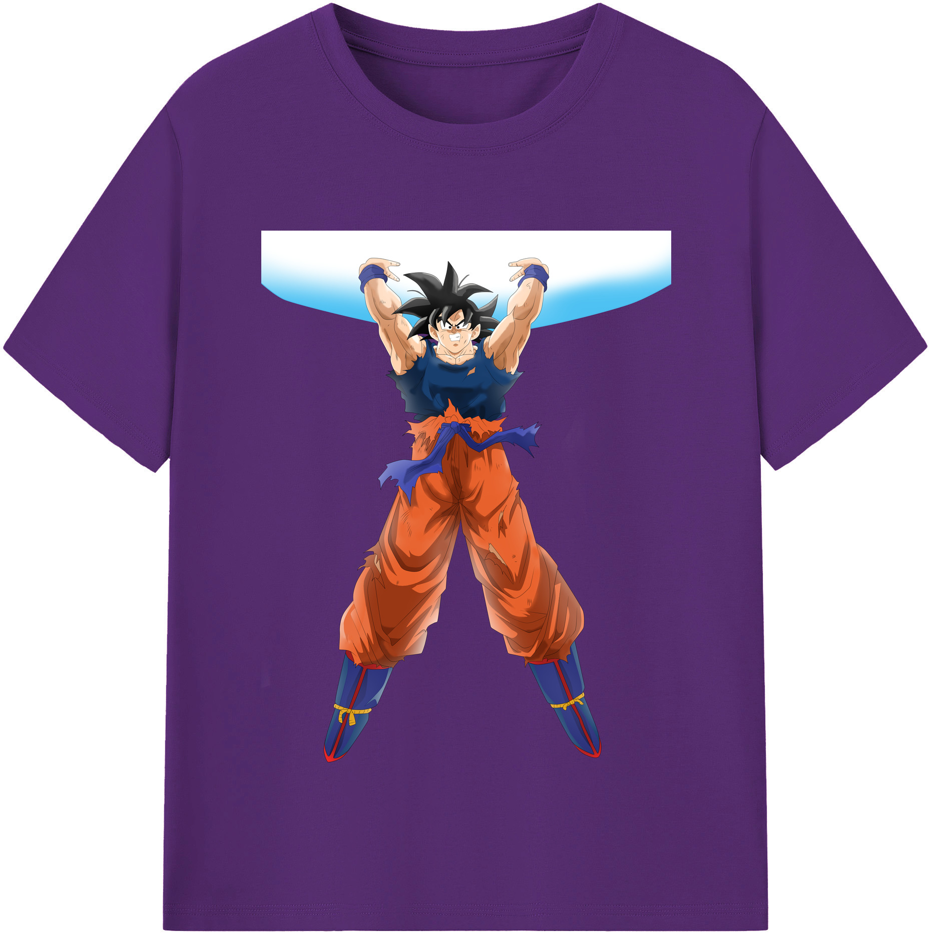 （画像用） ドラゴンボール 孫悟空（そん ごくう）Son Goku カカロット DRAGON BALL Kakarotto 綿100％半袖Tシャツ（フロントプリント）