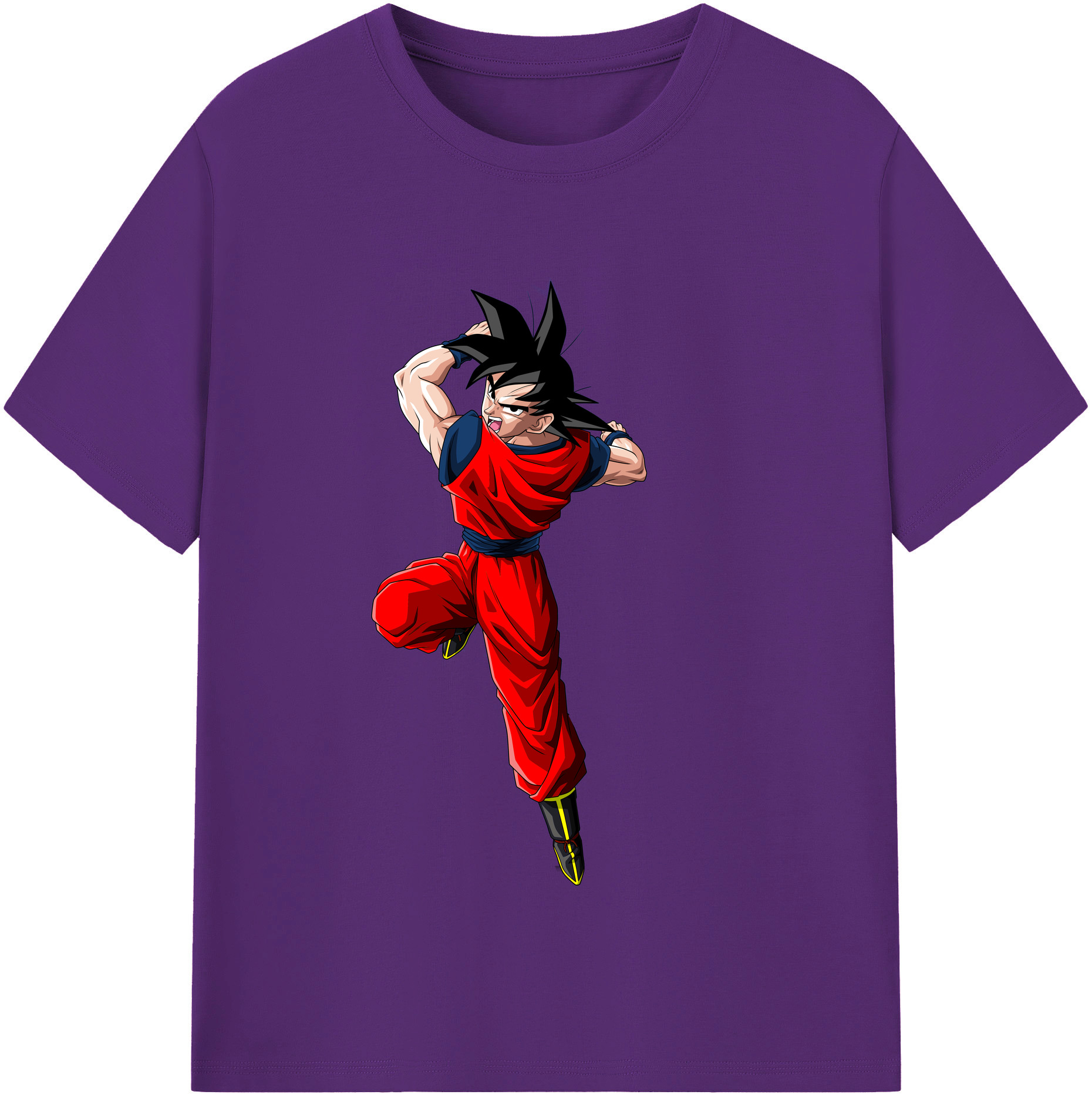 （画像用） ドラゴンボール 孫悟空（そん ごくう）Son Goku カカロット DRAGON BALL Kakarotto 綿100％半袖Tシャツ（フロントプリント）