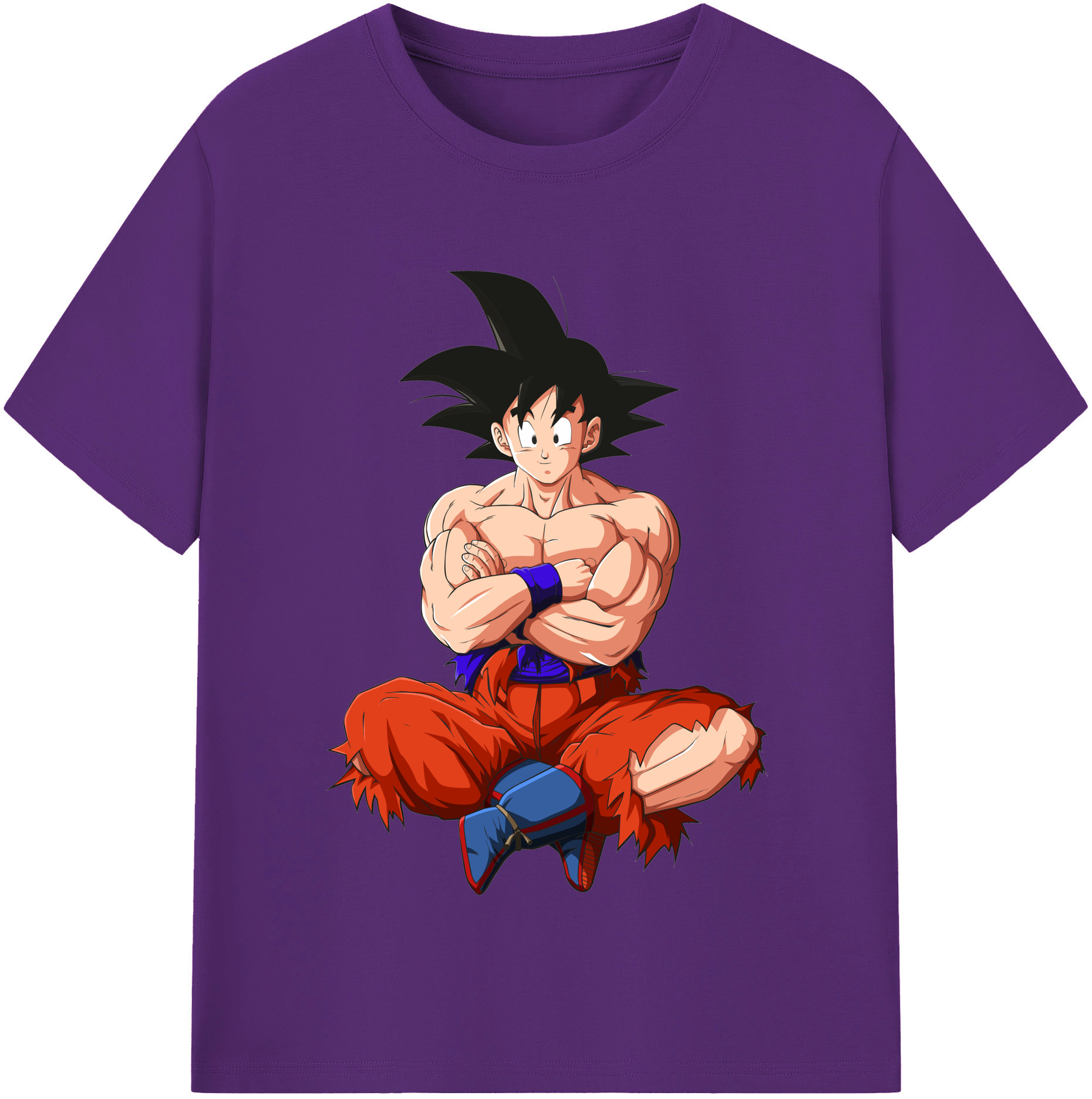 （画像用） ドラゴンボール 孫悟空（そん ごくう）Son Goku カカロット DRAGON BALL Kakarotto 綿100％半袖Tシャツ（フロントプリント）