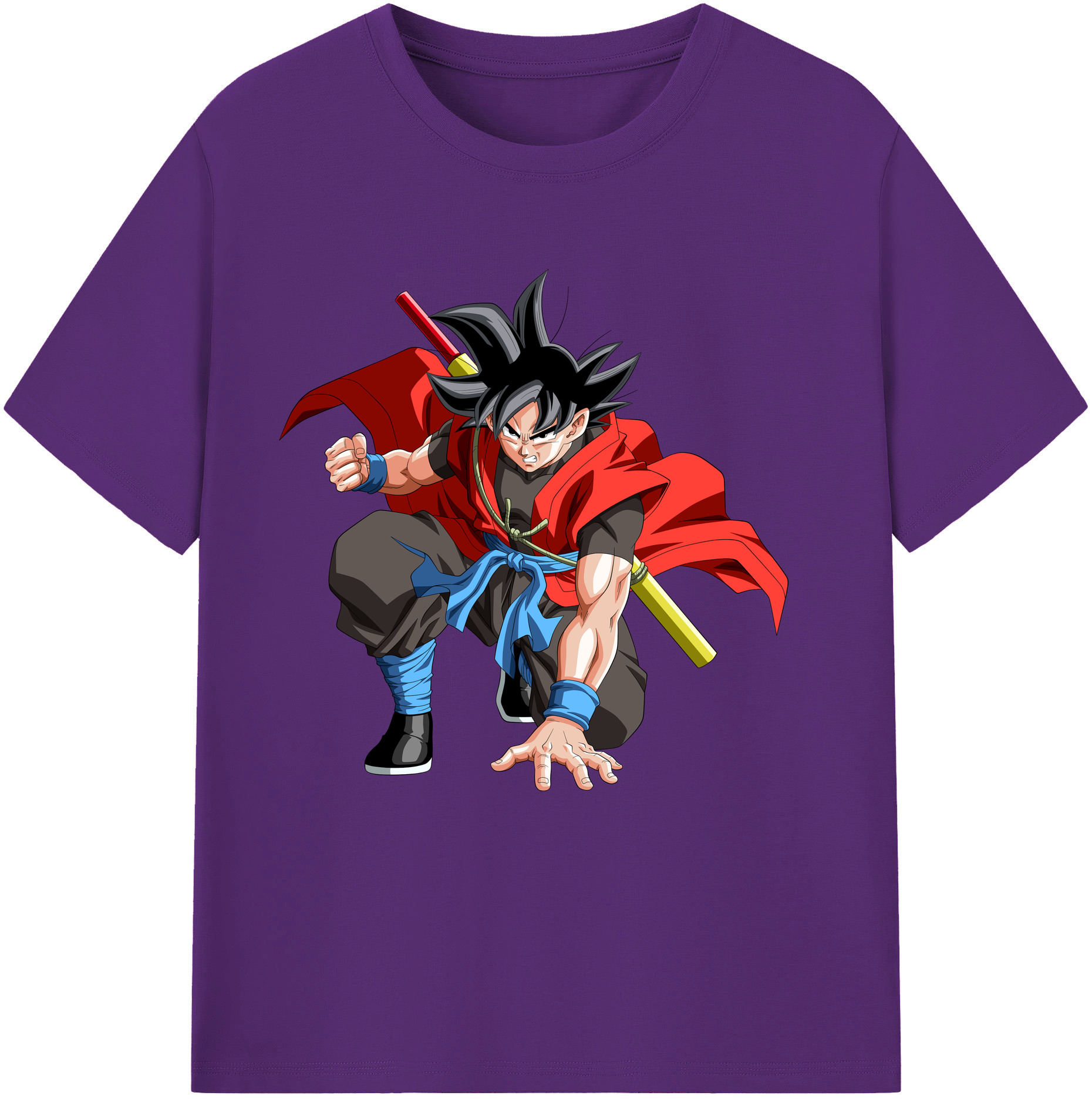 （画像用） ドラゴンボール 孫悟空（そん ごくう）Son Goku カカロット DRAGON BALL Kakarotto 綿100％半袖Tシャツ（フロントプリント）