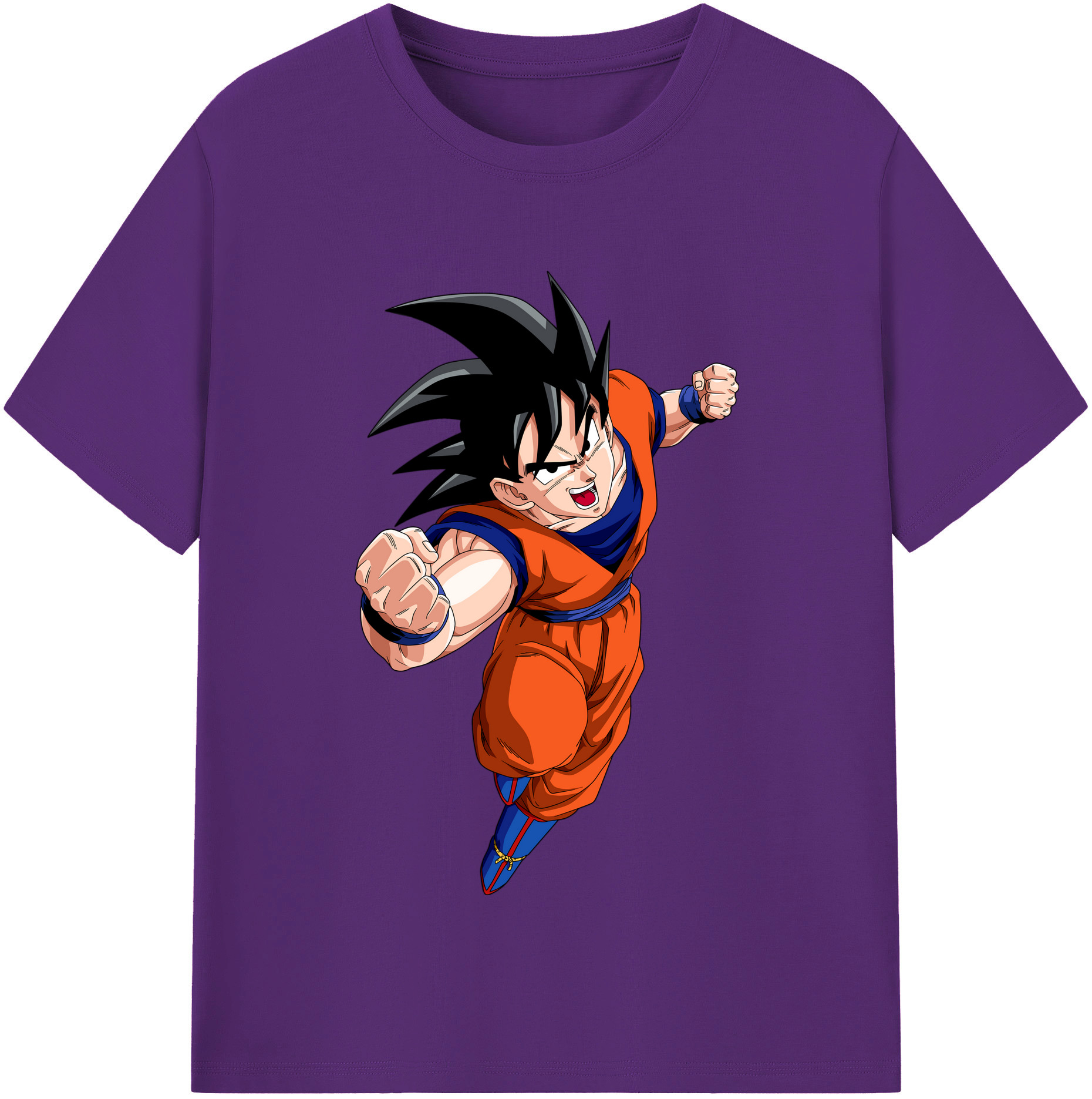 （画像用） ドラゴンボール 孫悟空（そん ごくう）Son Goku カカロット DRAGON BALL Kakarotto 綿100％半袖Tシャツ（フロントプリント）
