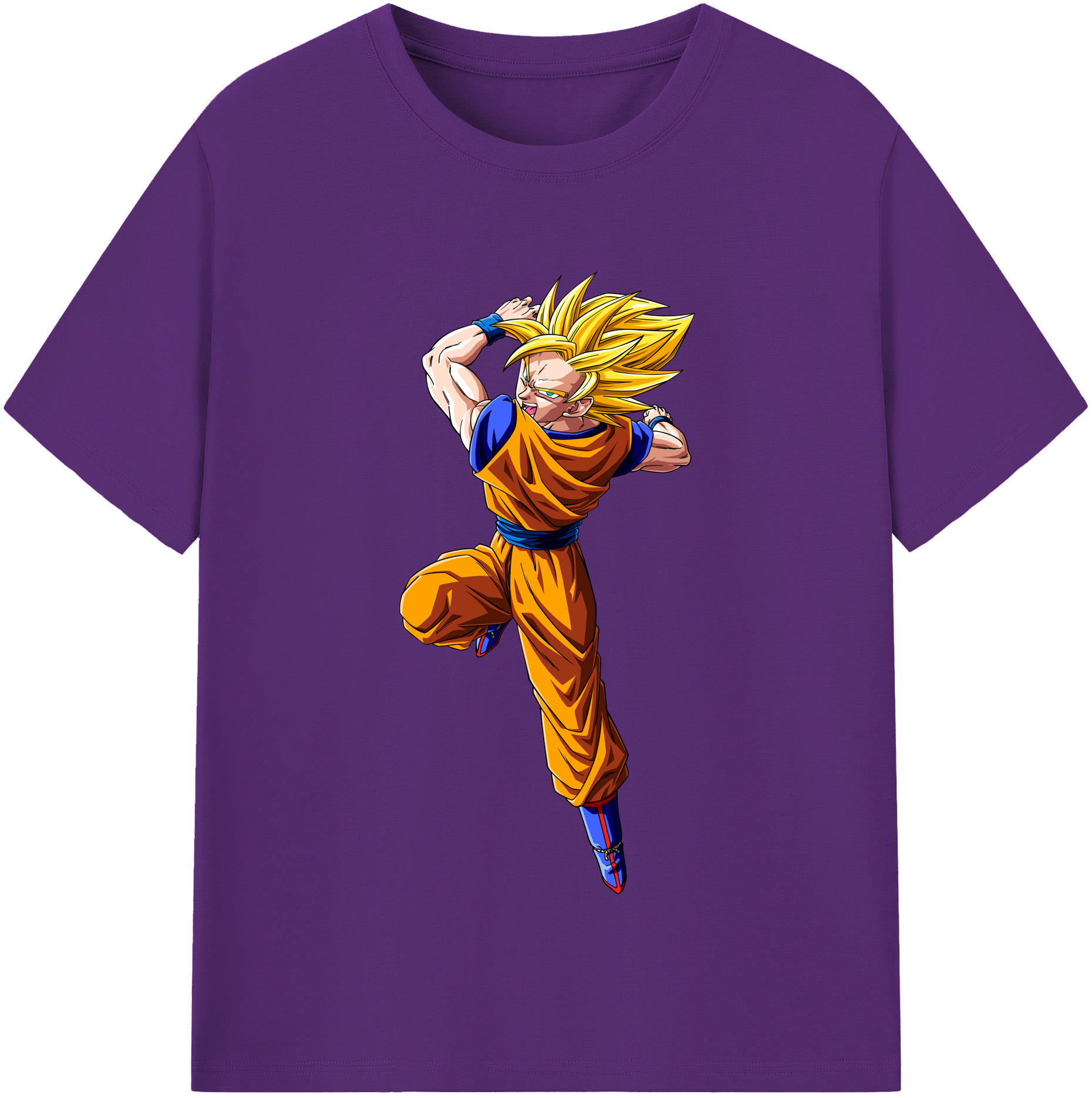 （画像用） ドラゴンボール 孫悟空（そん ごくう）Son Goku カカロット DRAGON BALL Kakarotto 綿100％半袖Tシャツ（フロントプリント）
