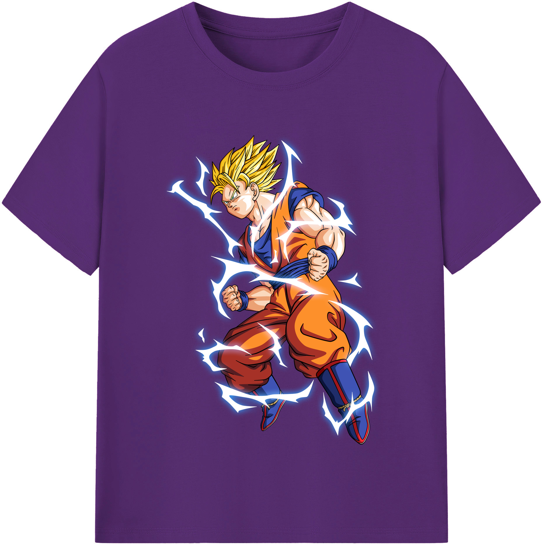 （画像用） ドラゴンボール 孫悟空（そん ごくう）Son Goku カカロット DRAGON BALL Kakarotto 綿100％半袖Tシャツ（フロントプリント）