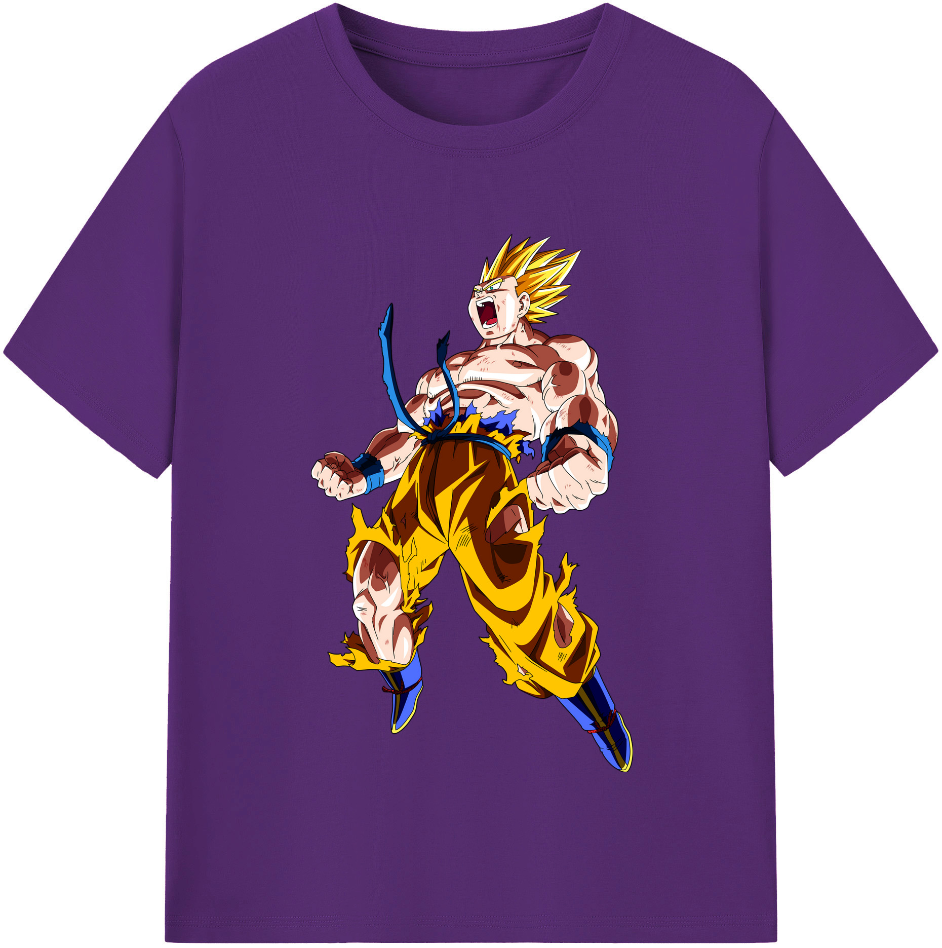 （画像用） ドラゴンボール 孫悟空（そん ごくう）Son Goku カカロット DRAGON BALL Kakarotto 綿100％半袖Tシャツ（フロントプリント）