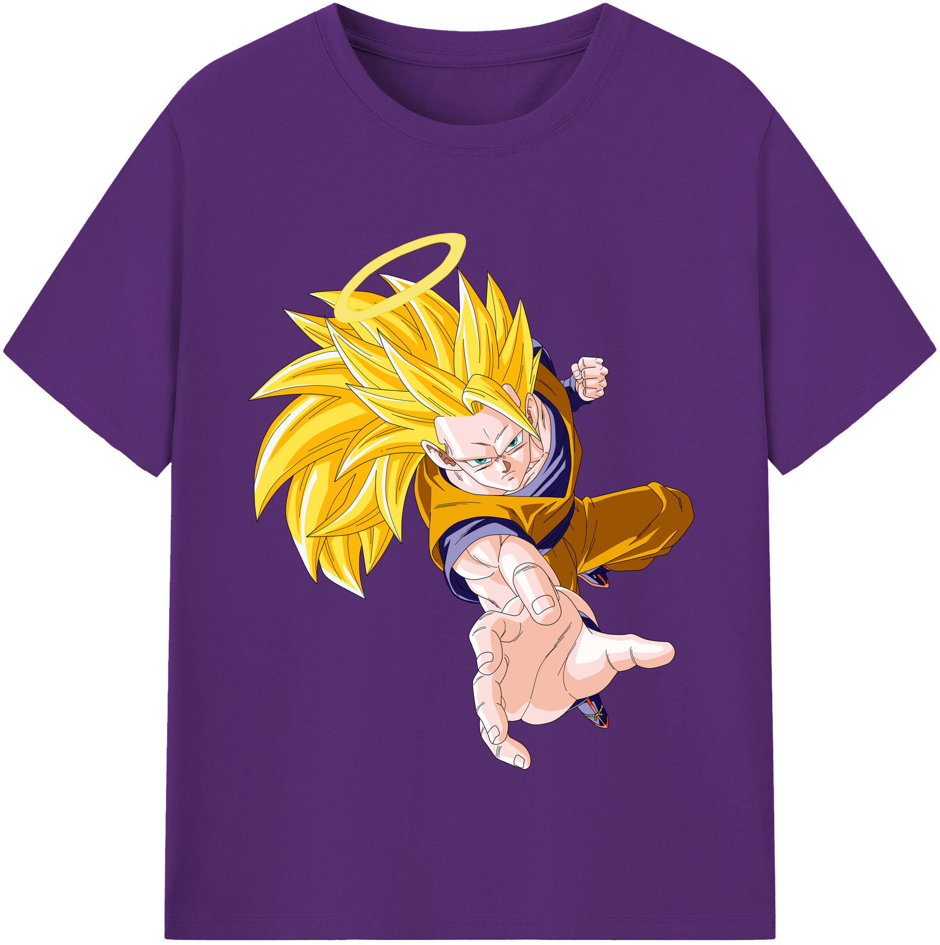 （画像用） ドラゴンボール 孫悟空（そん ごくう）Son Goku カカロット DRAGON BALL Kakarotto 綿100％半袖Tシャツ（フロントプリント）