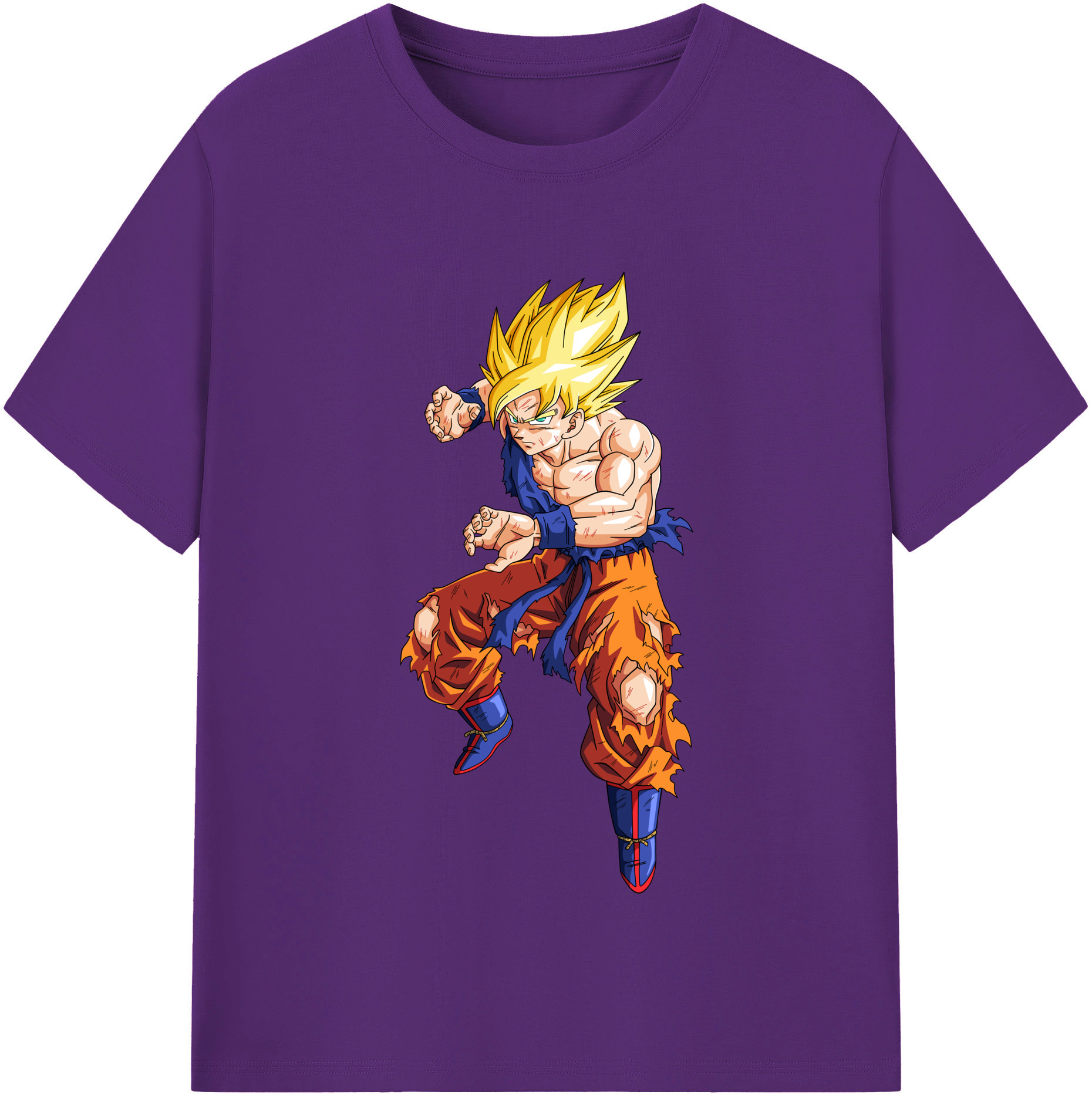 （画像用） ドラゴンボール 孫悟空（そん ごくう）Son Goku カカロット DRAGON BALL Kakarotto 綿100％半袖Tシャツ（フロントプリント）