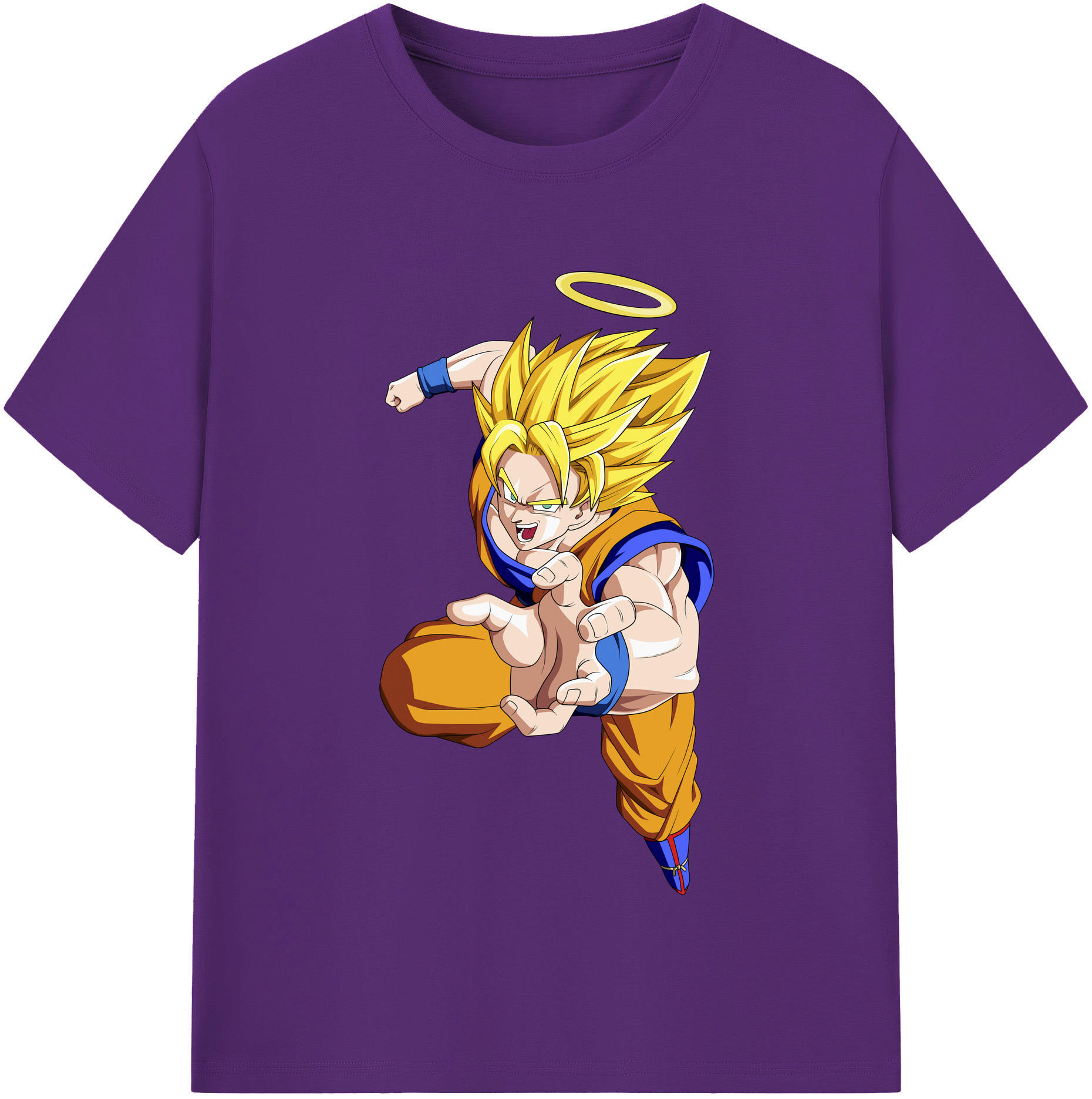 （画像用） ドラゴンボール 孫悟空（そん ごくう）Son Goku カカロット DRAGON BALL Kakarotto 綿100％半袖Tシャツ（フロントプリント）