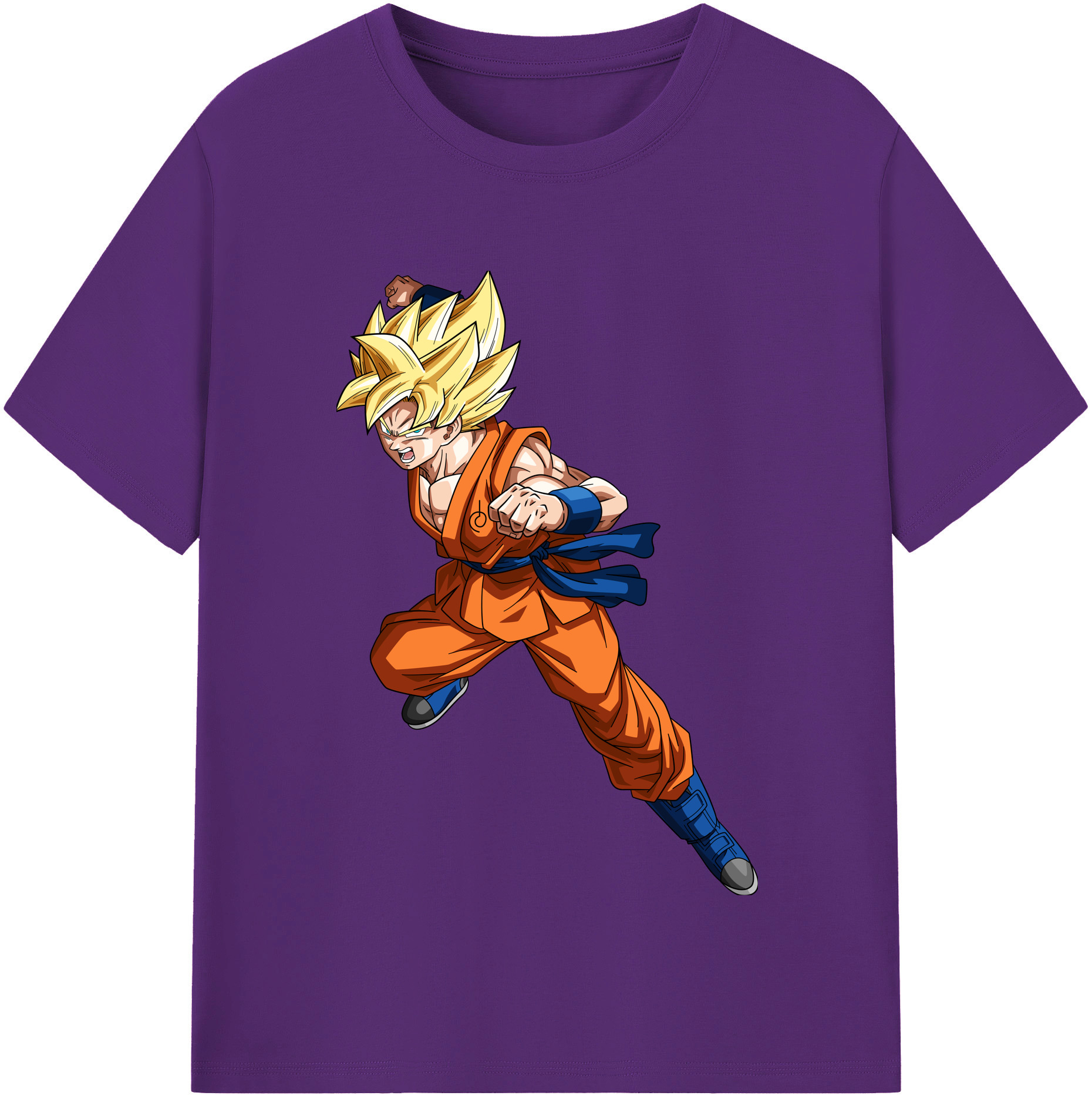 （画像用） ドラゴンボール 孫悟空（そん ごくう）Son Goku カカロット DRAGON BALL Kakarotto 綿100％半袖Tシャツ（フロントプリント）