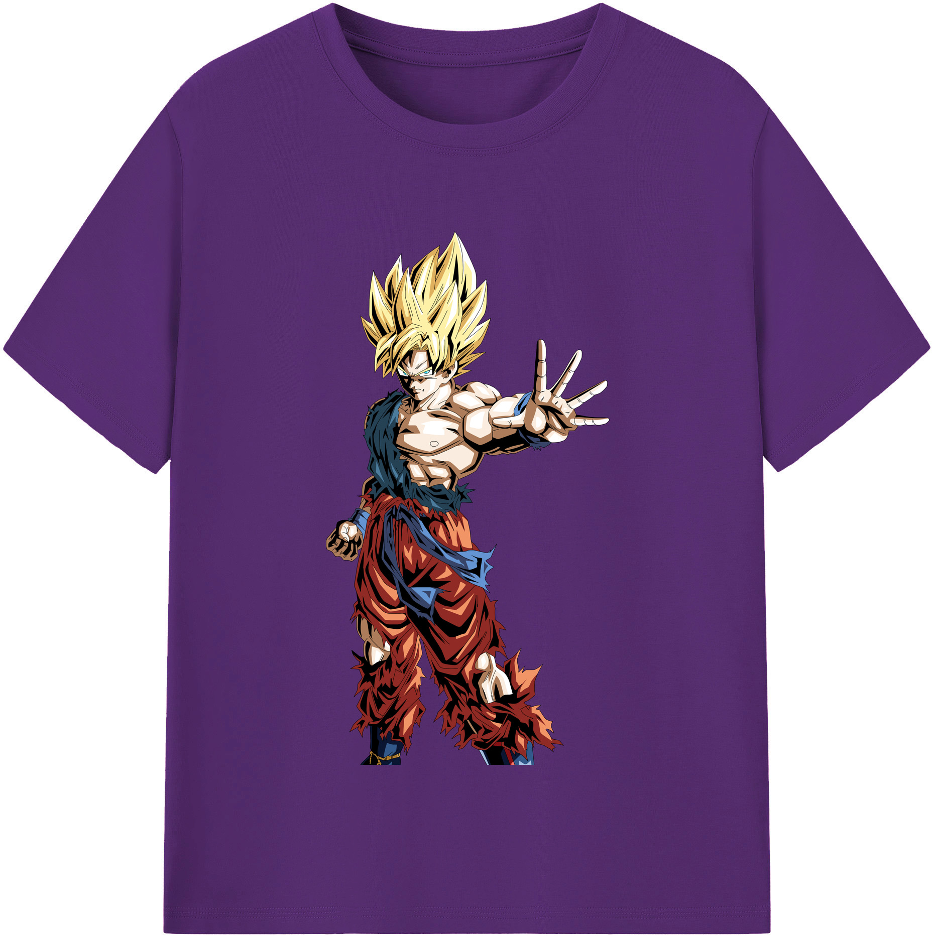 （画像用） ドラゴンボール 孫悟空（そん ごくう）Son Goku カカロット DRAGON BALL Kakarotto 綿100％半袖Tシャツ（フロントプリント）