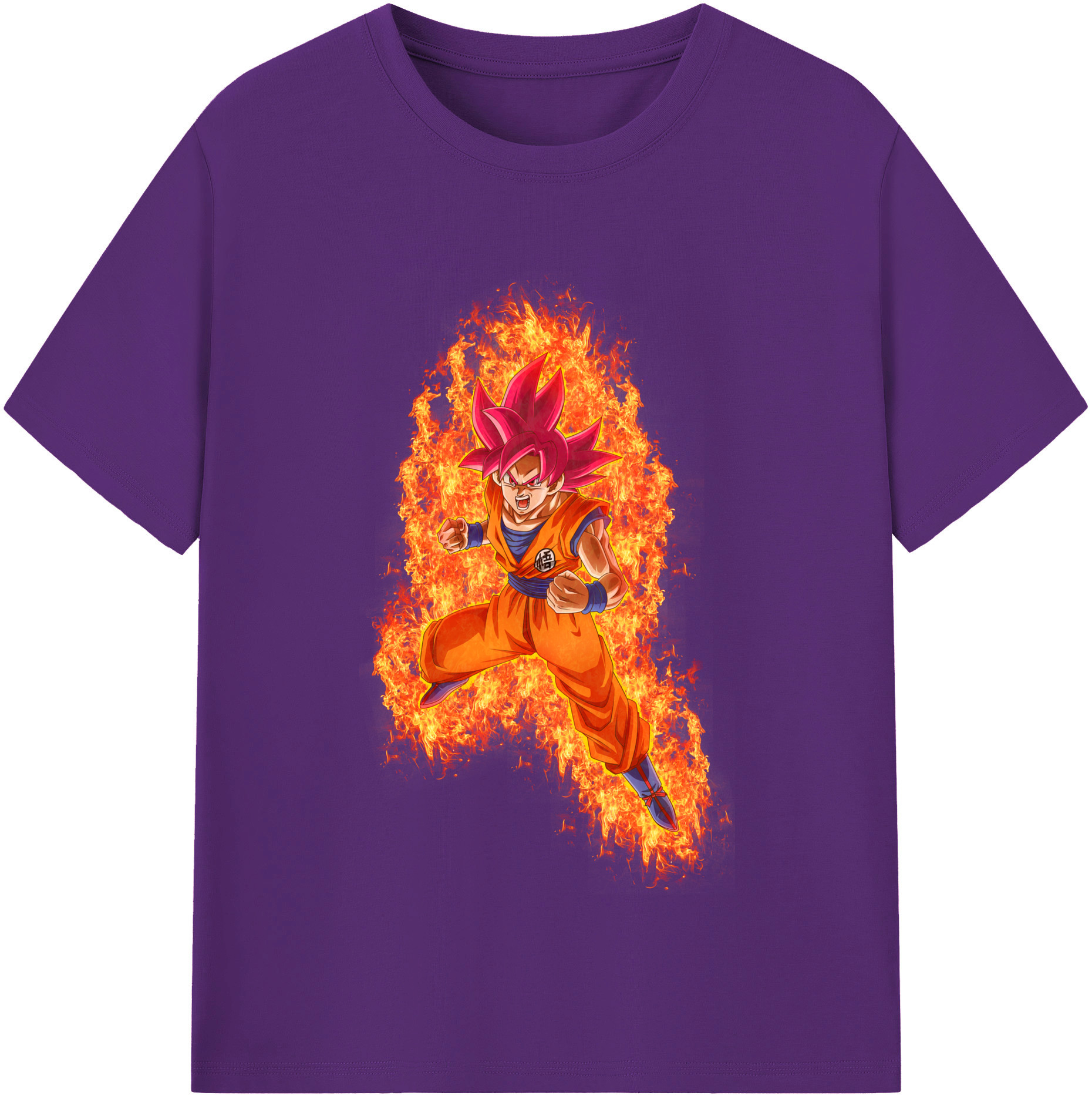 （画像用） ドラゴンボール 孫悟空（そん ごくう）Son Goku カカロット DRAGON BALL Kakarotto 綿100％半袖Tシャツ（フロントプリント）