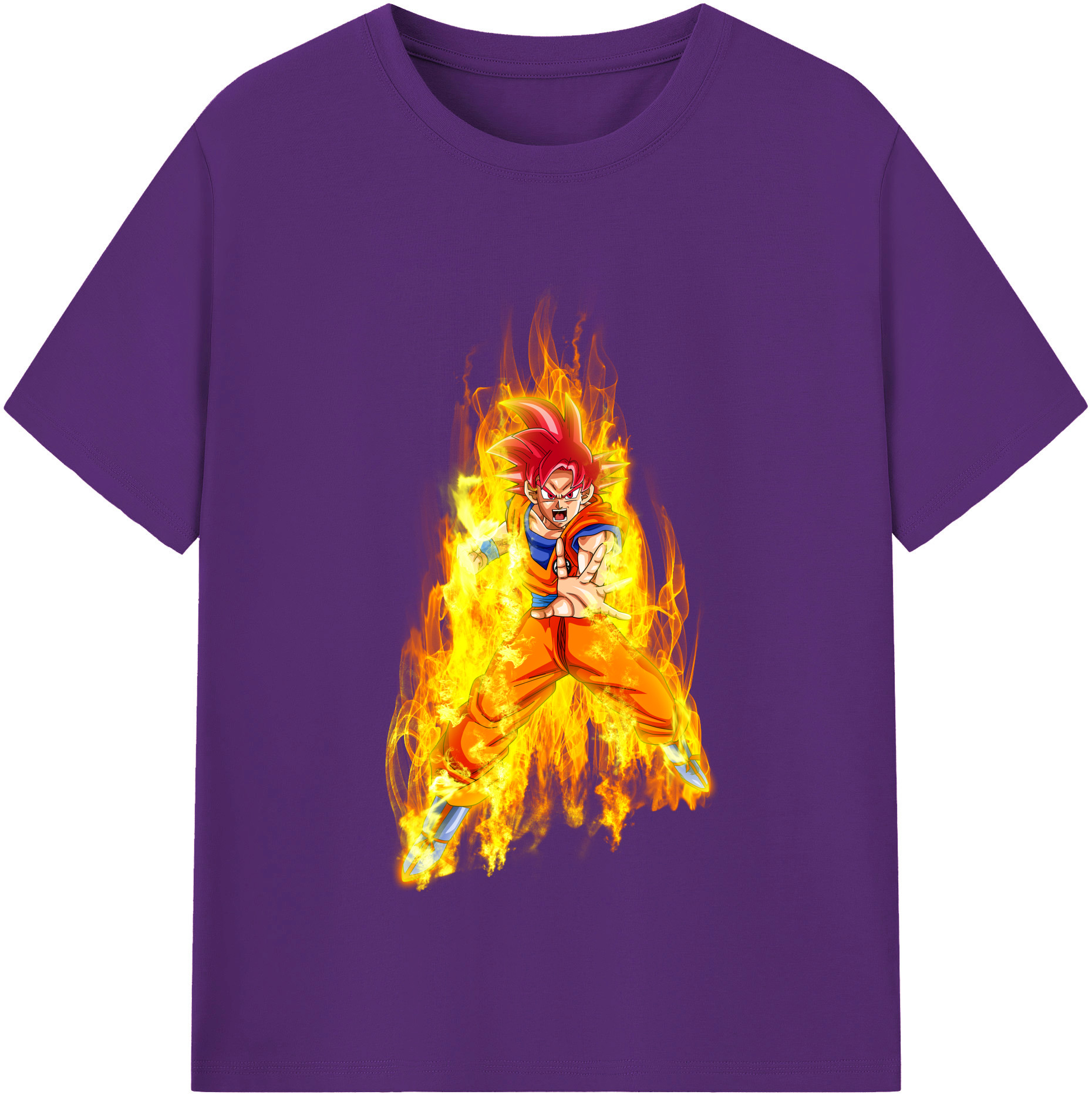 （画像用） ドラゴンボール 孫悟空（そん ごくう）Son Goku カカロット DRAGON BALL Kakarotto 綿100％半袖Tシャツ（フロントプリント）