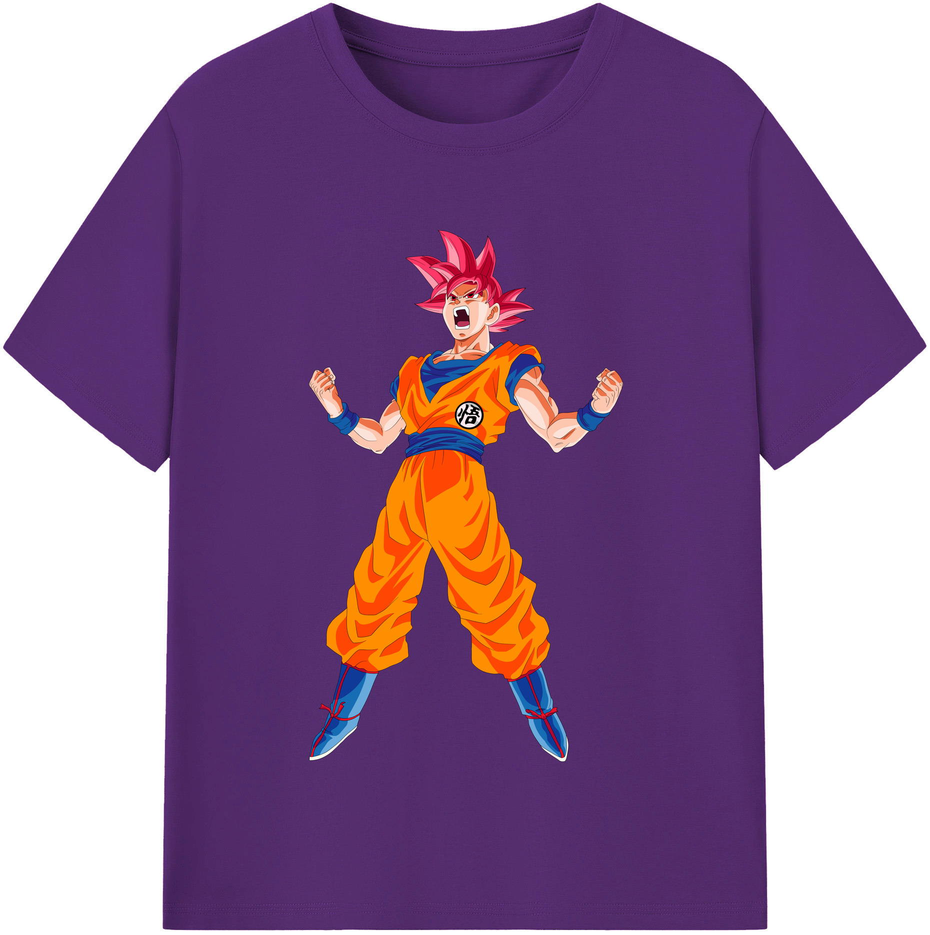 （画像用） ドラゴンボール 孫悟空（そん ごくう）Son Goku カカロット DRAGON BALL Kakarotto 綿100％半袖Tシャツ（フロントプリント）
