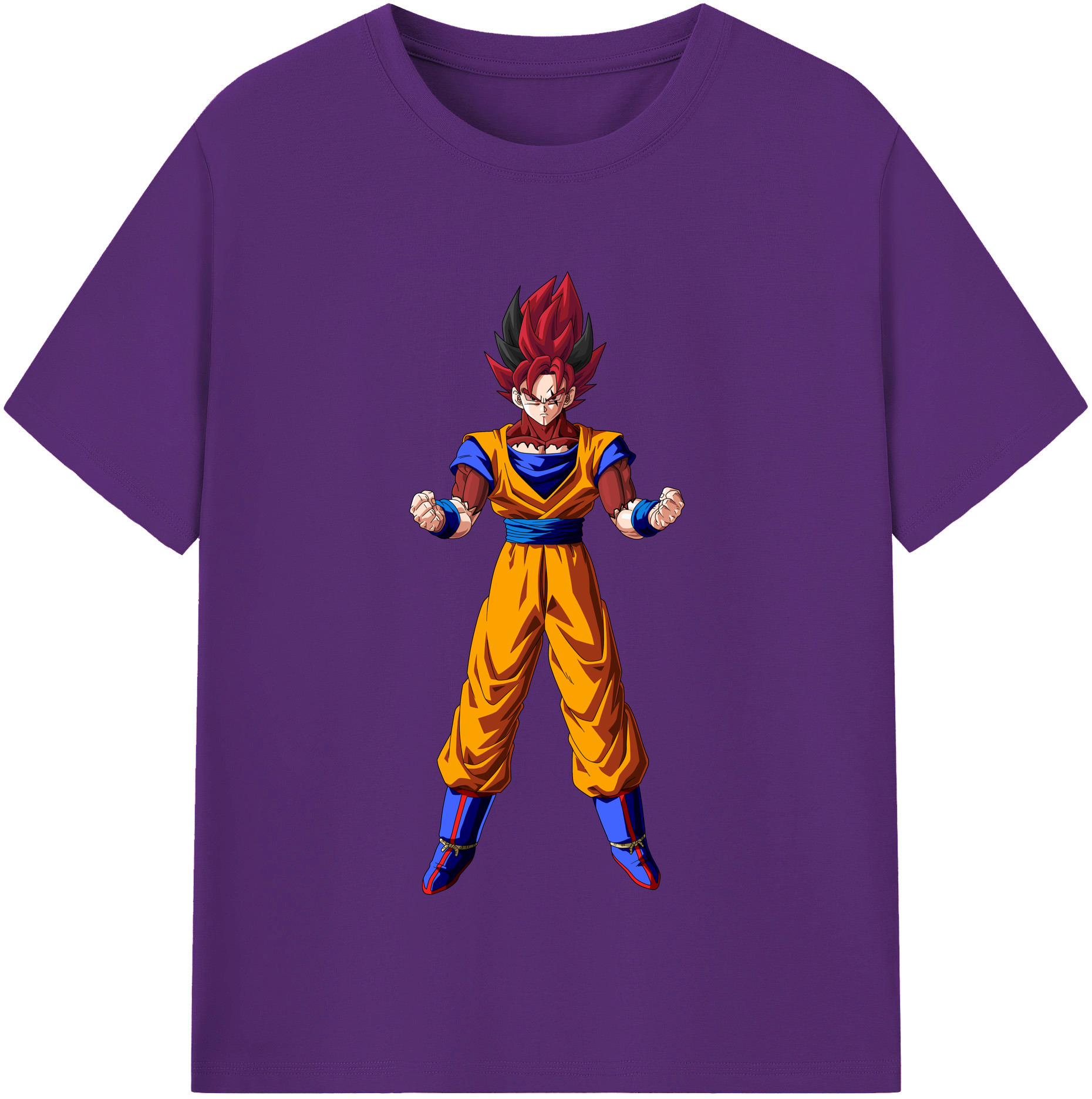（画像用） ドラゴンボール 孫悟空（そん ごくう）Son Goku カカロット DRAGON BALL Kakarotto 綿100％半袖Tシャツ（フロントプリント）
