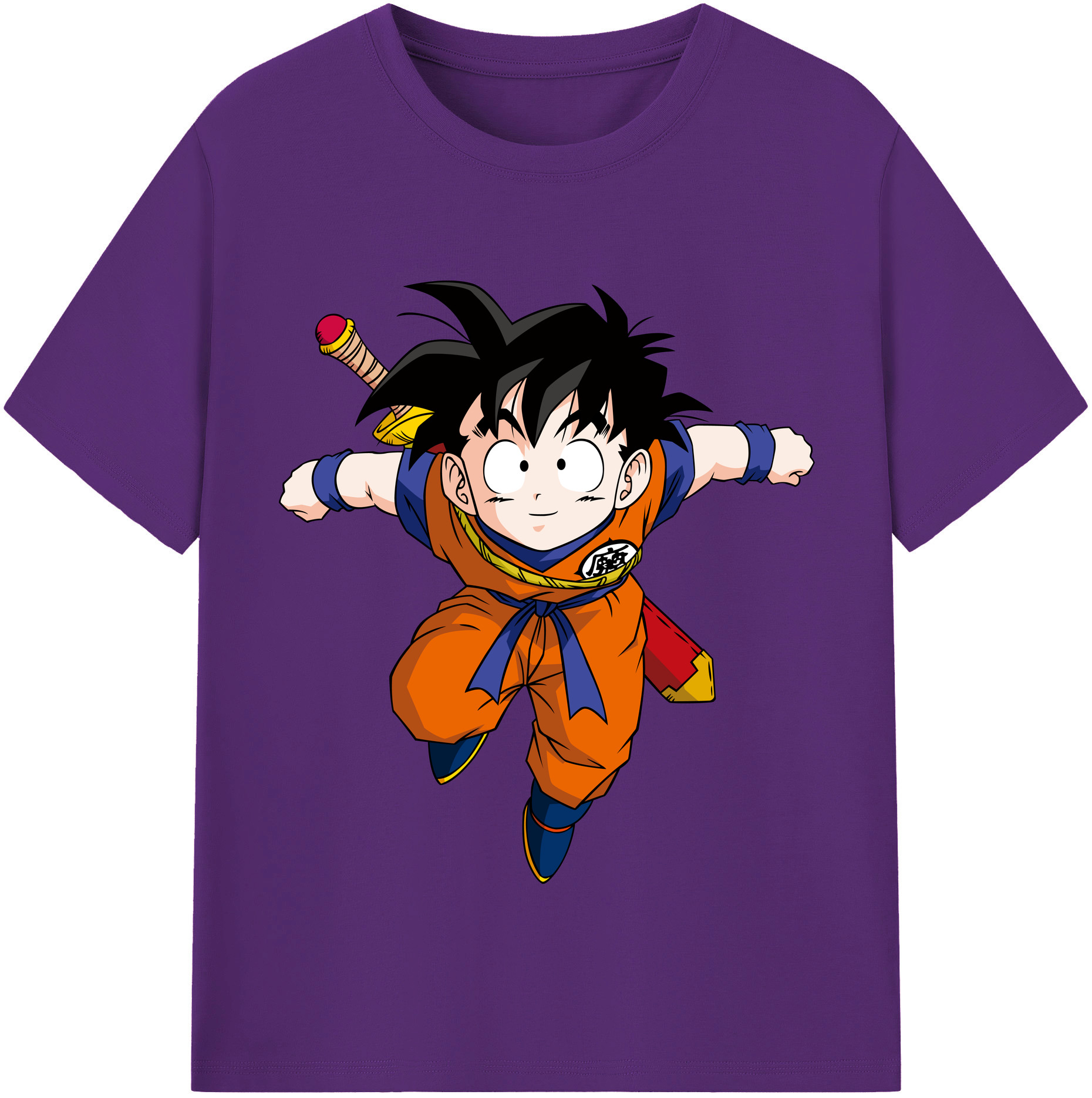 （画像用） ドラゴンボール 孫悟空（そん ごくう）Son Goku カカロット DRAGON BALL Kakarotto 綿100％半袖Tシャツ（フロントプリント）