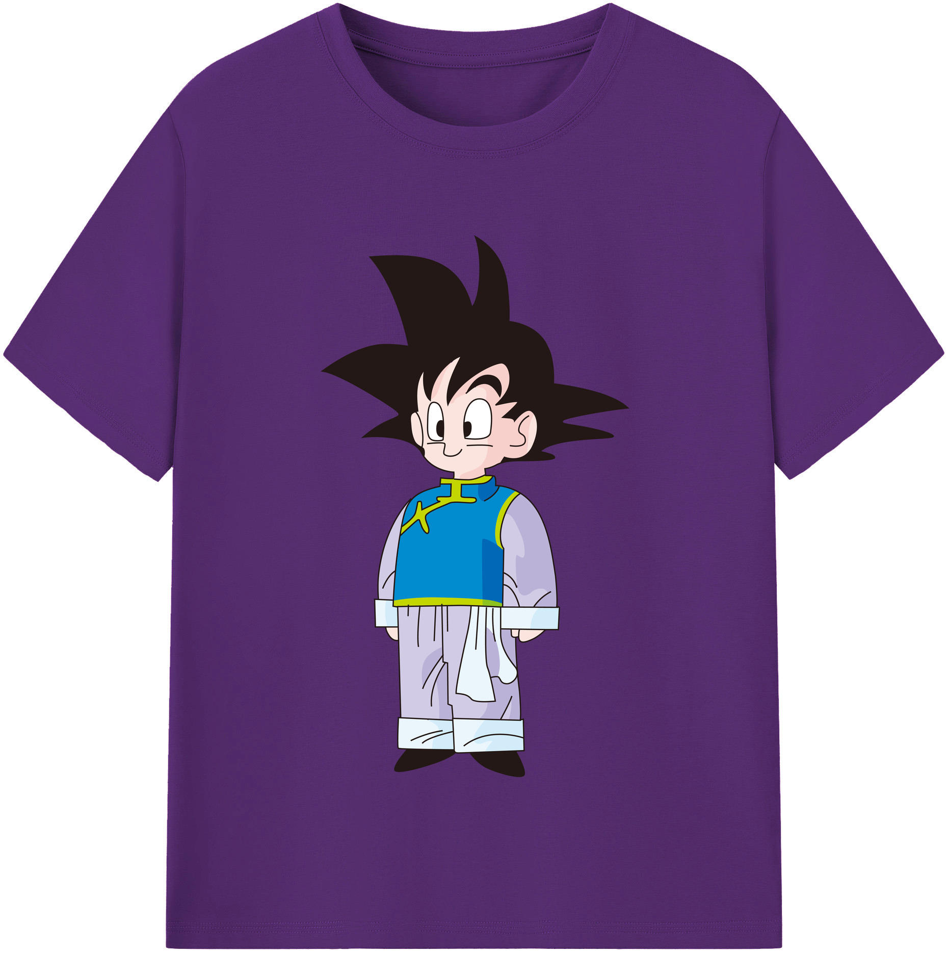 （画像用） ドラゴンボール 孫悟空（そん ごくう）Son Goku カカロット DRAGON BALL Kakarotto 綿100％半袖Tシャツ（フロントプリント）