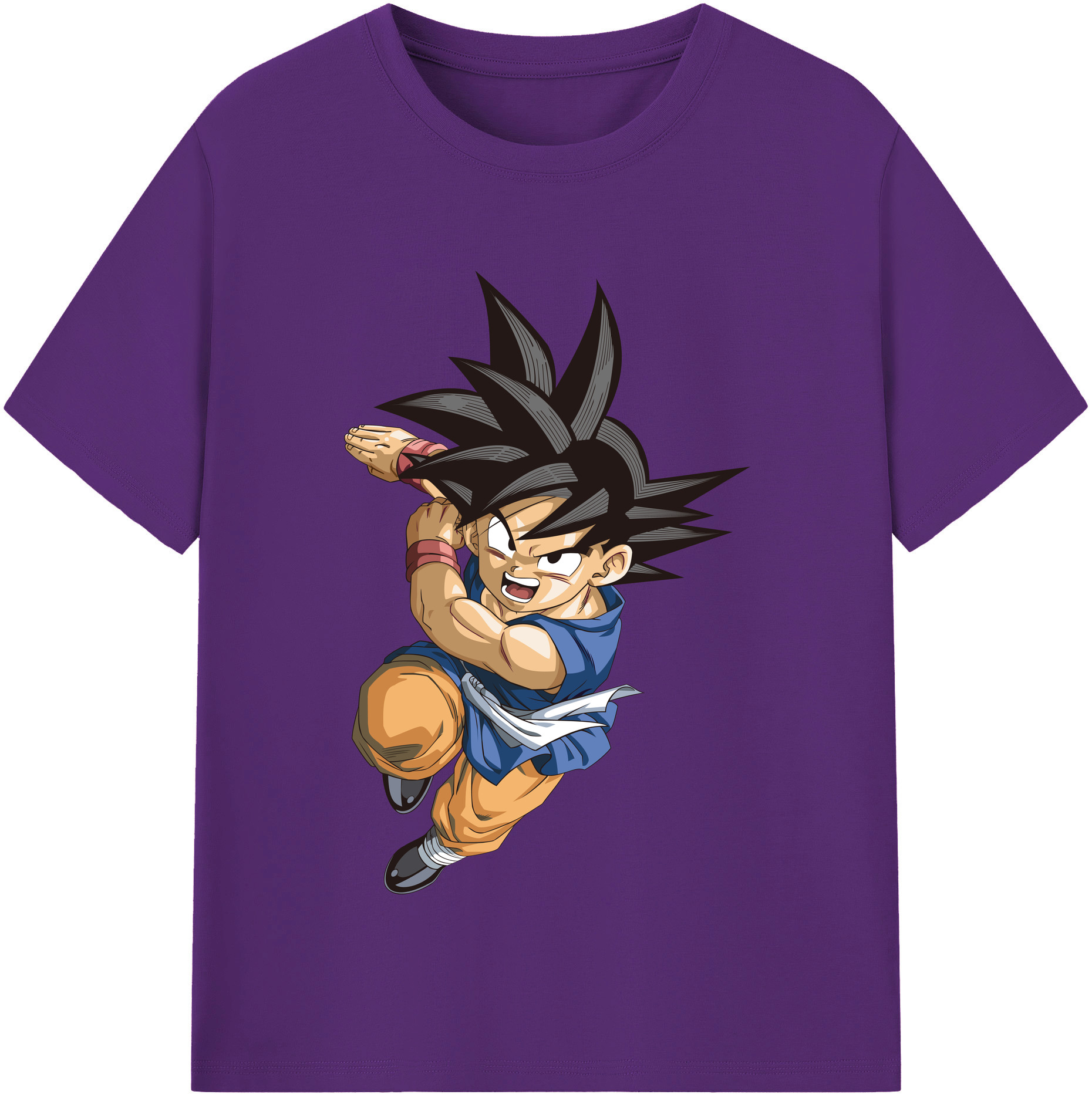 （画像用） ドラゴンボール 孫悟空（そん ごくう）Son Goku カカロット DRAGON BALL Kakarotto 綿100％半袖Tシャツ（フロントプリント）
