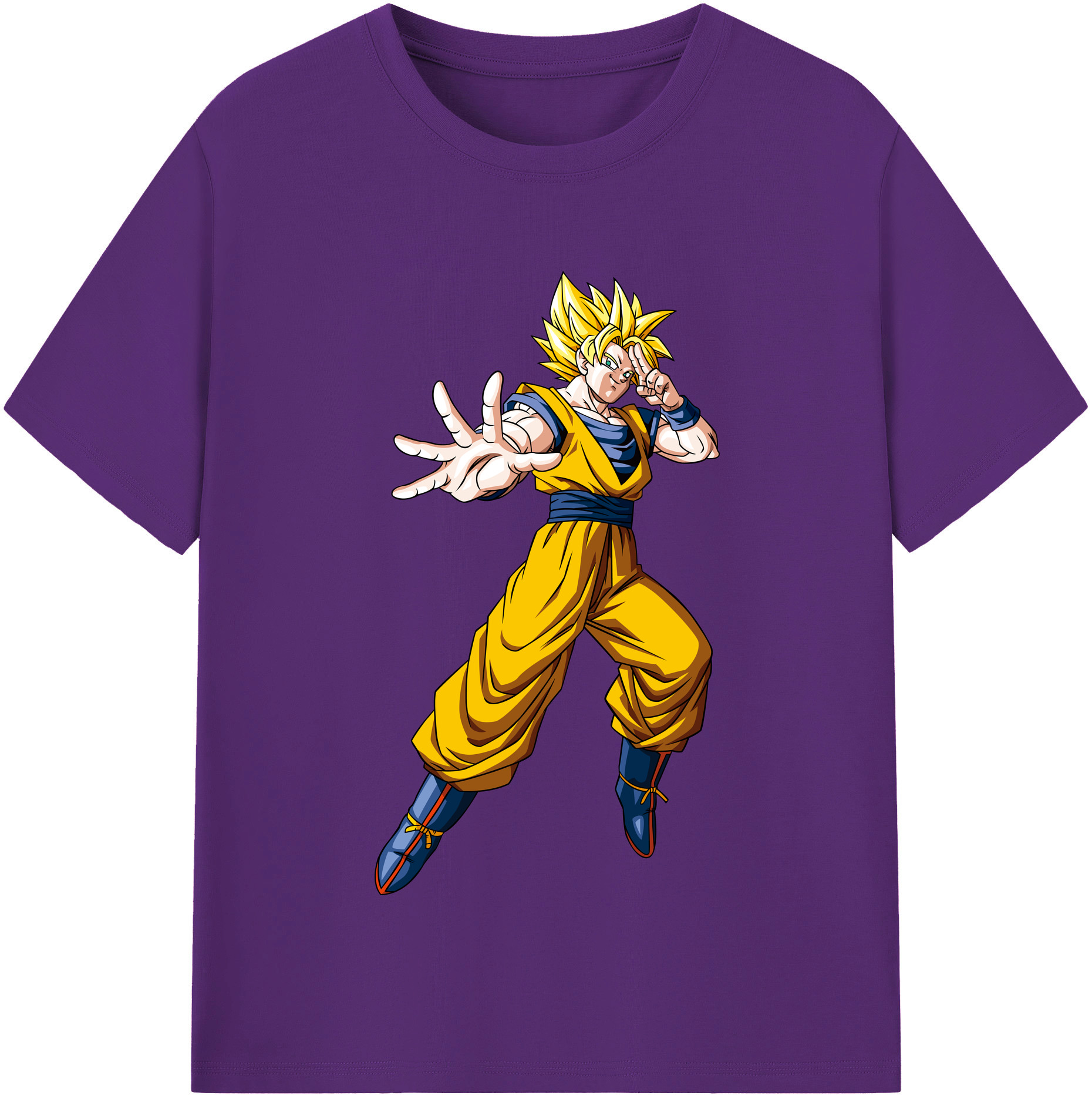 （画像用） ドラゴンボール 孫悟空（そん ごくう）Son Goku カカロット DRAGON BALL Kakarotto 綿100％半袖Tシャツ（フロントプリント）