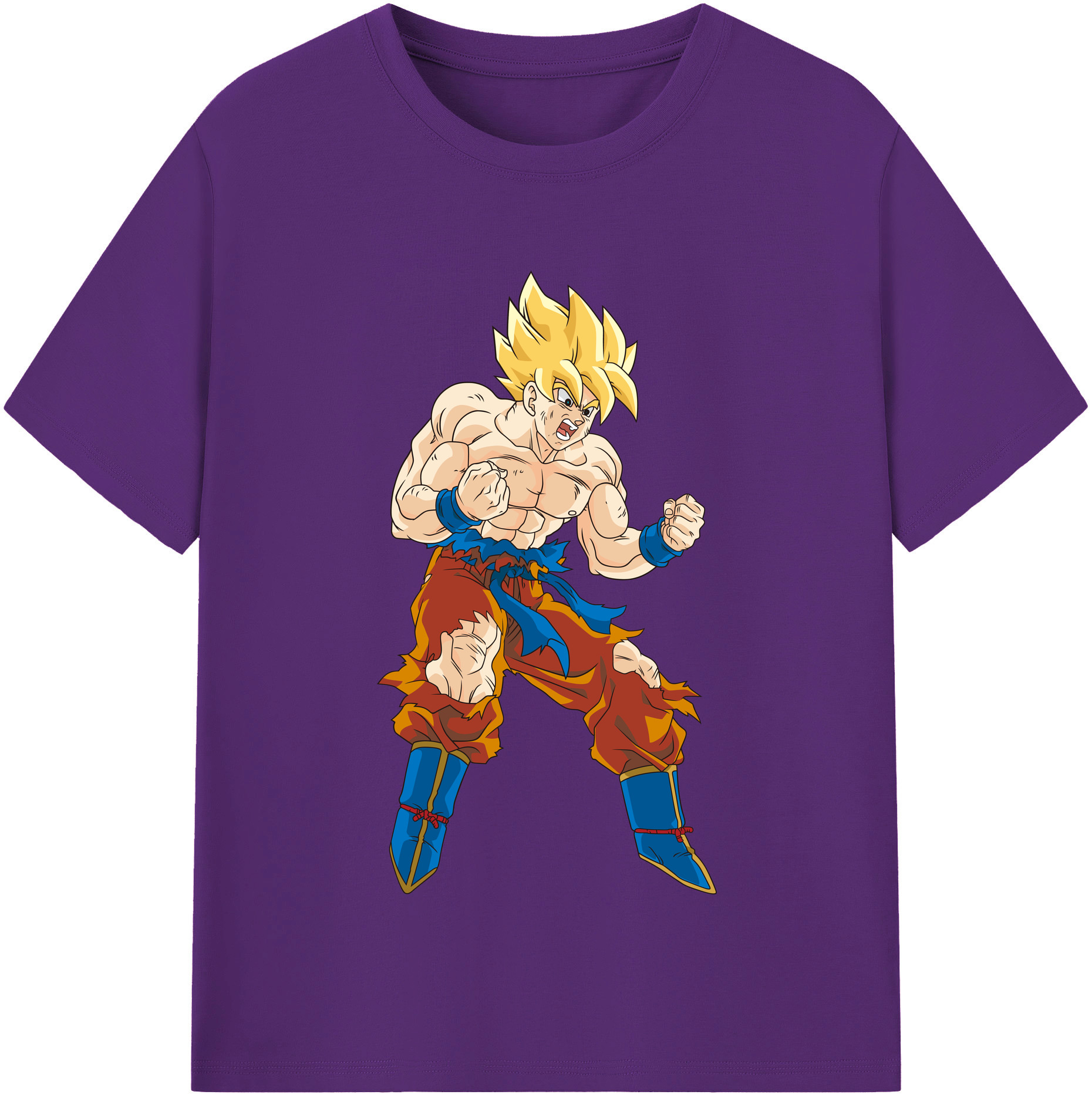 （画像用） ドラゴンボール 孫悟空（そん ごくう）Son Goku カカロット DRAGON BALL Kakarotto 綿100％半袖Tシャツ（フロントプリント）
