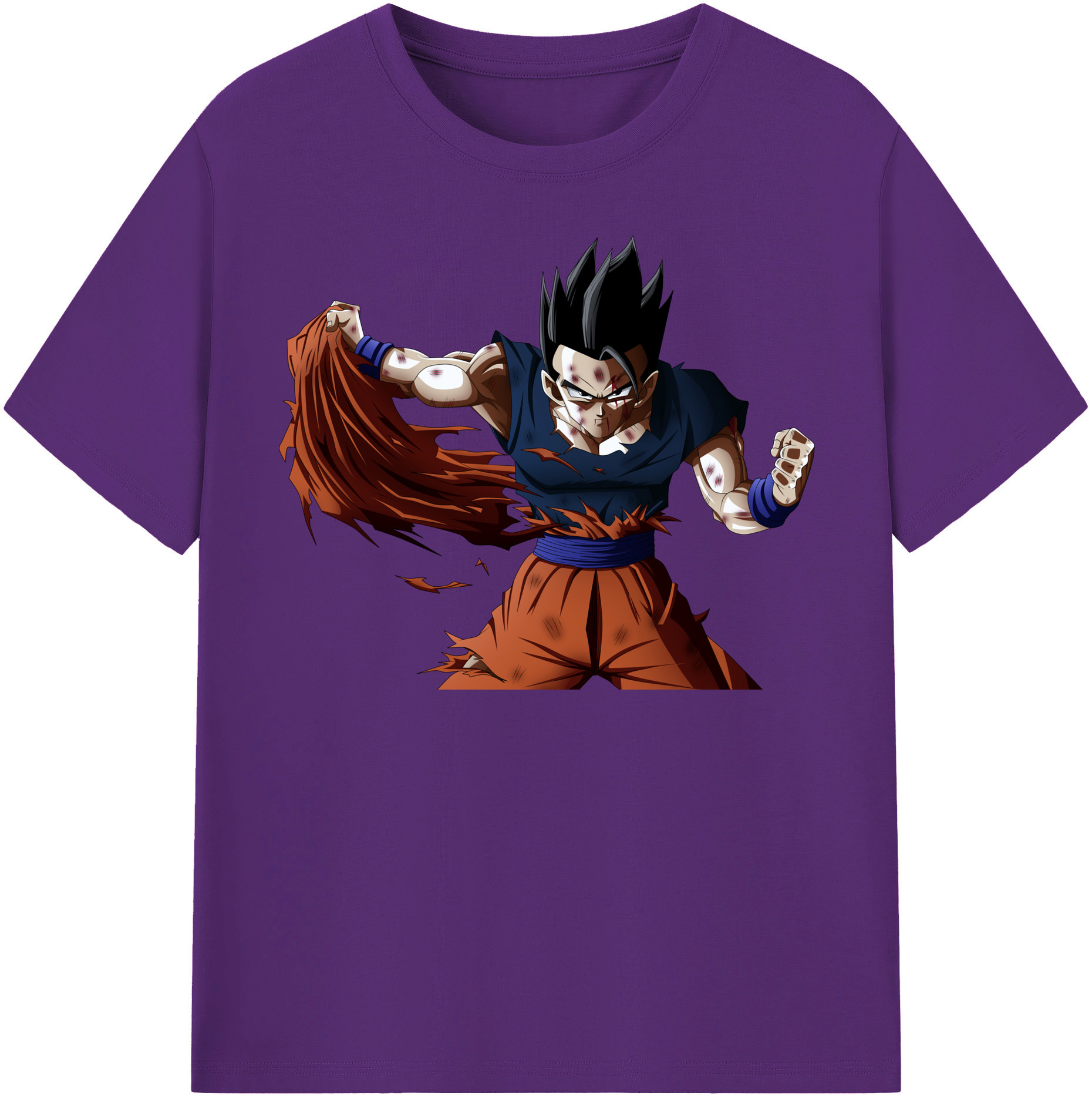 （画像用） ドラゴンボール ベジータ四世（Bejīta Yonsei）DRAGON BALL Vegeta IV 綿100％半袖Tシャツ（フロントプリント）