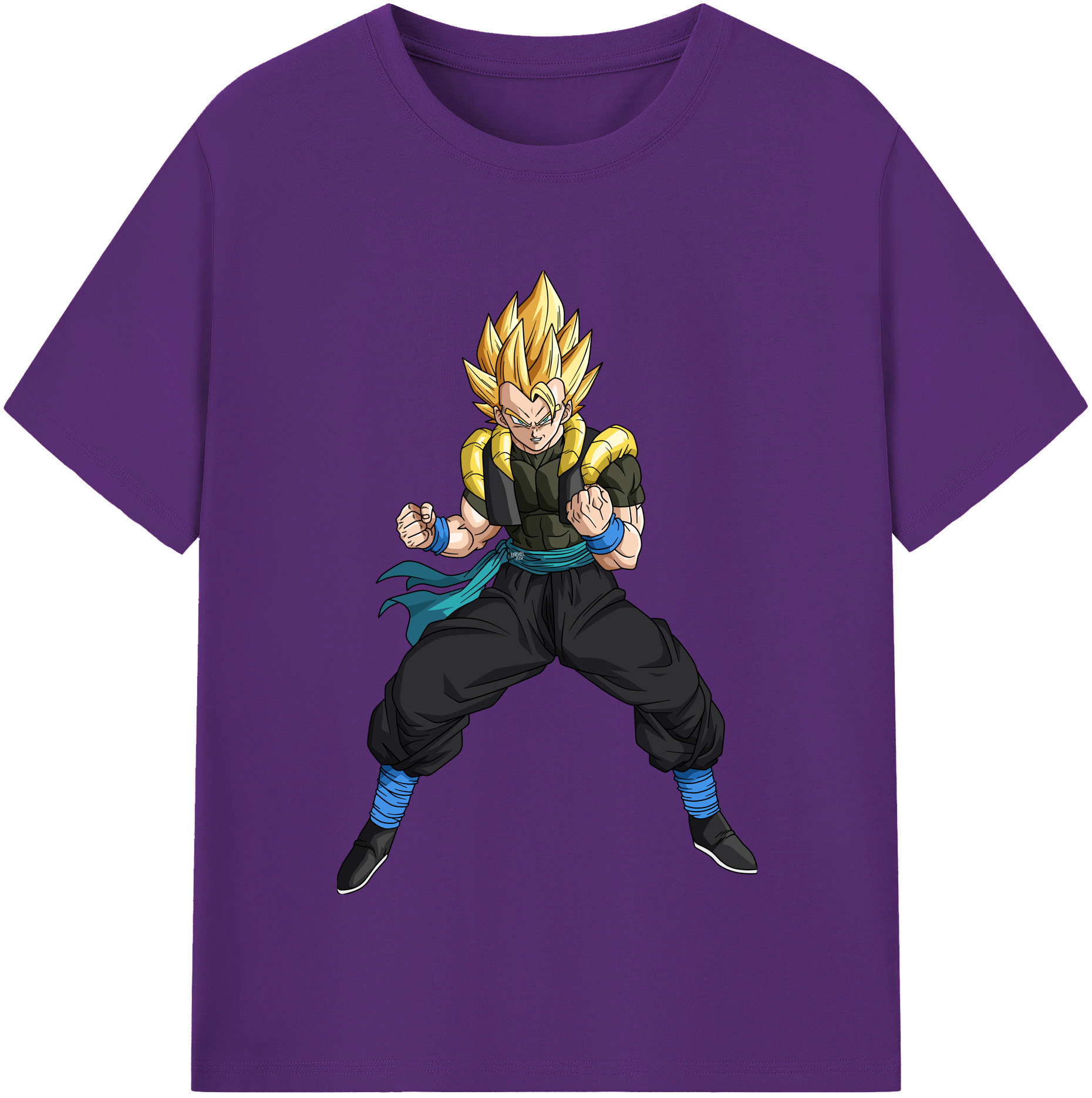 （画像用） ドラゴンボール ベジータ四世（Bejīta Yonsei）DRAGON BALL Vegeta IV 綿100％半袖Tシャツ（フロントプリント）