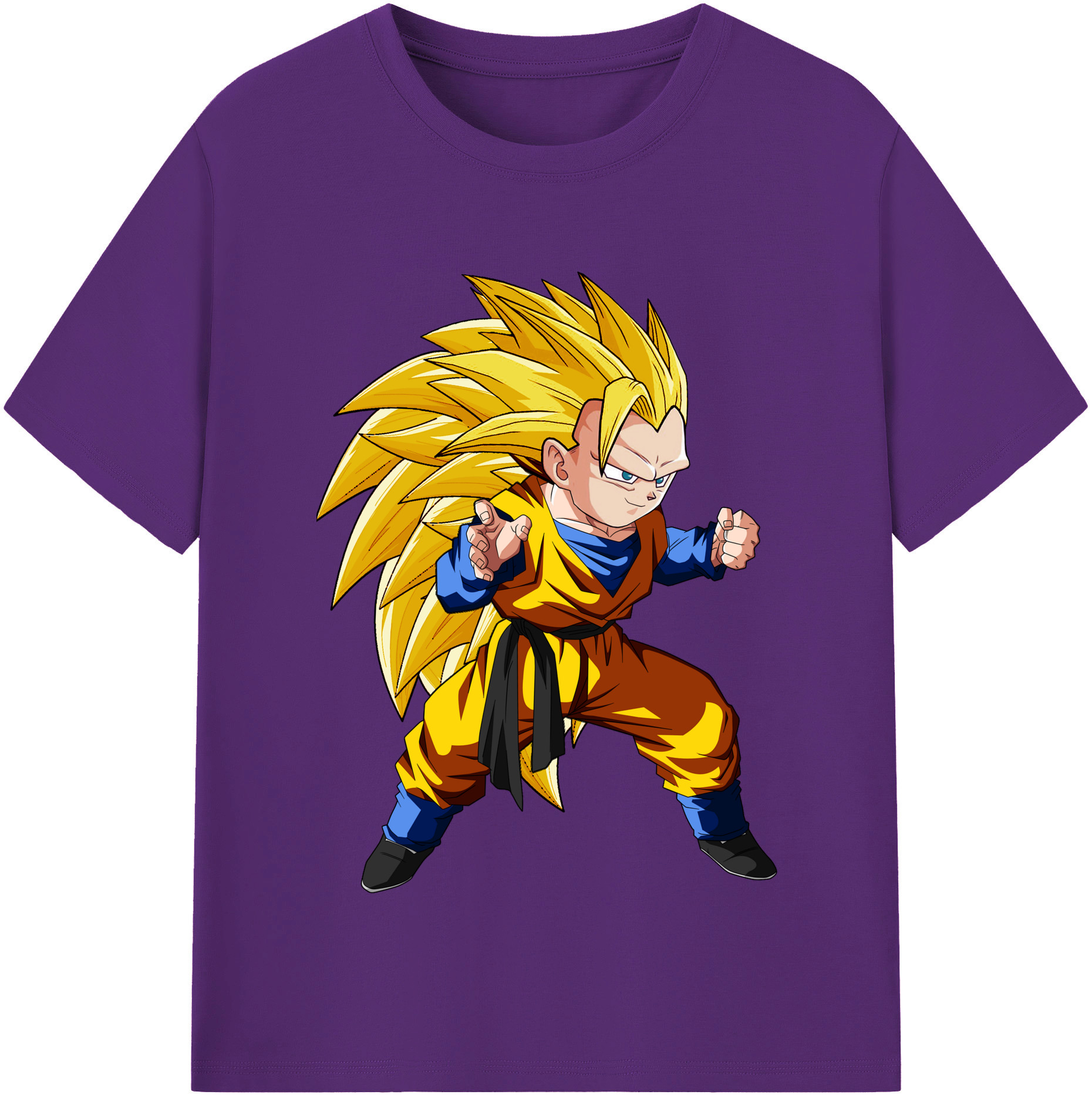 （画像用） ドラゴンボール ベジータ四世（Bejīta Yonsei）DRAGON BALL Vegeta IV 綿100％半袖Tシャツ（フロントプリント）