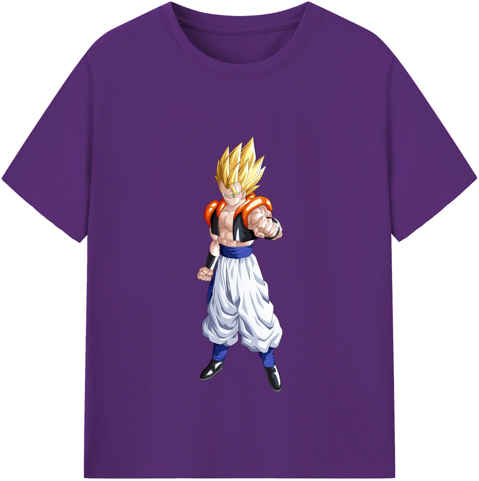 （画像用） ドラゴンボール ベジータ四世（Bejīta Yonsei）DRAGON BALL Vegeta IV 綿100％半袖Tシャツ（フロントプリント）