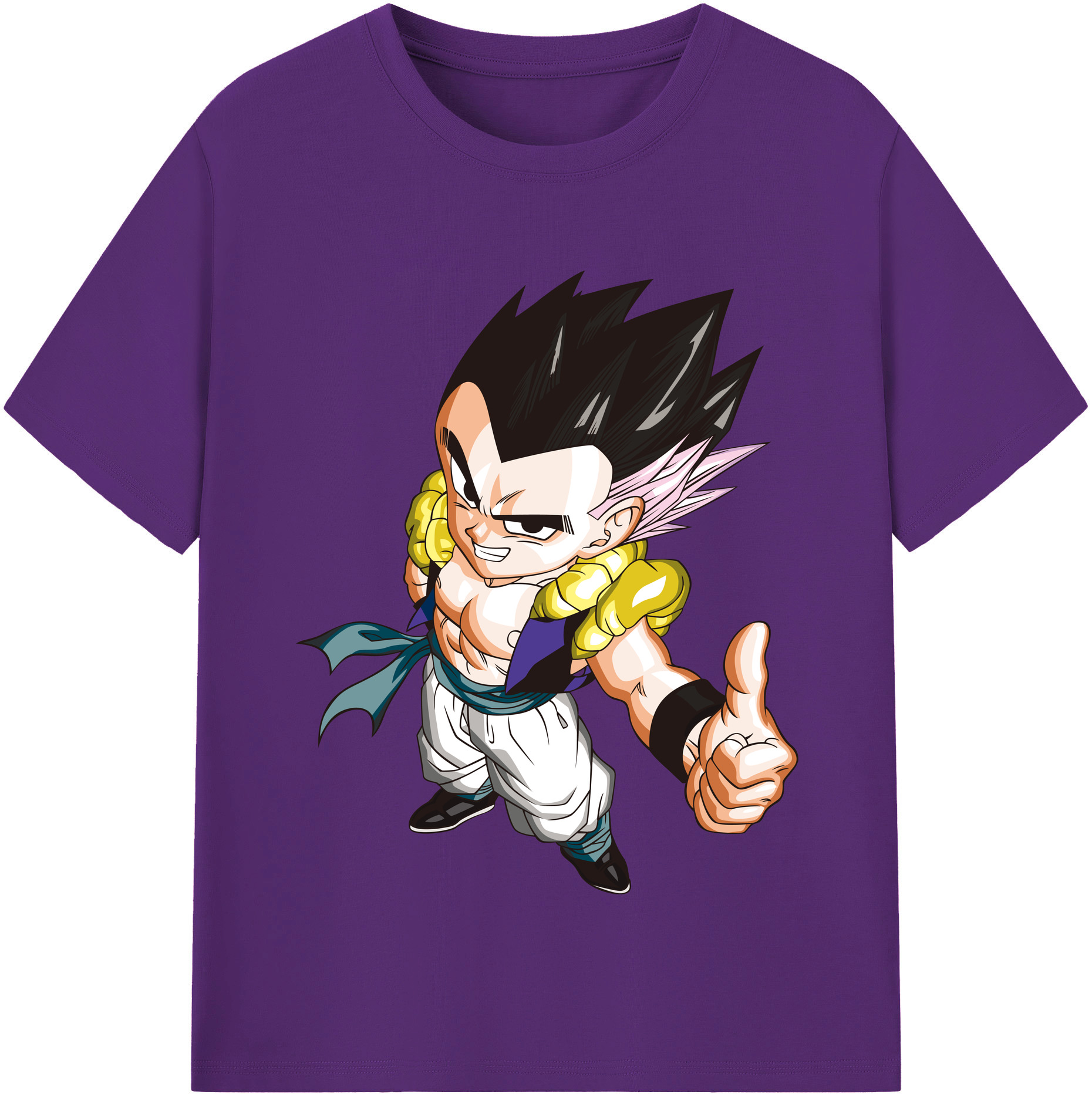 （画像用） ドラゴンボール ベジータ四世（Bejīta Yonsei）DRAGON BALL Vegeta IV 綿100％半袖Tシャツ（フロントプリント）