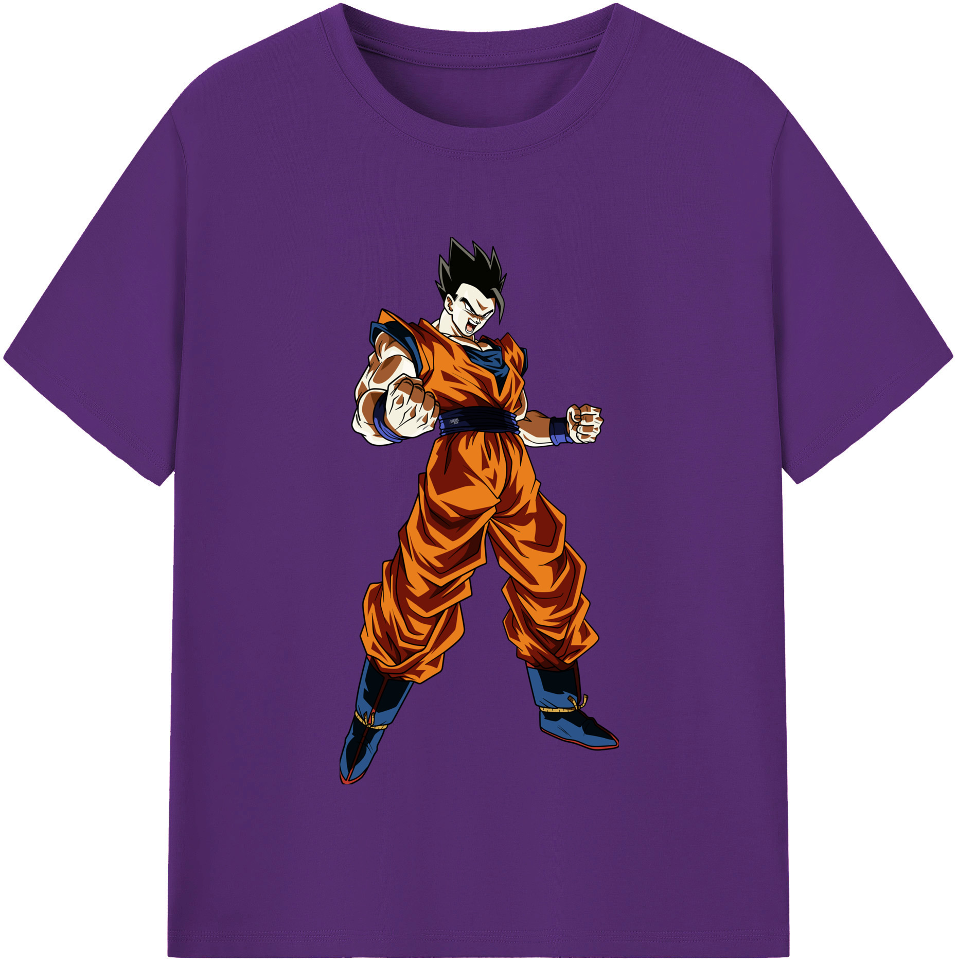 （画像用） ドラゴンボール 孫 悟飯（そんごはん）DRAGON BALL Son Gohan 綿100％半袖Tシャツ（フロントプリント）