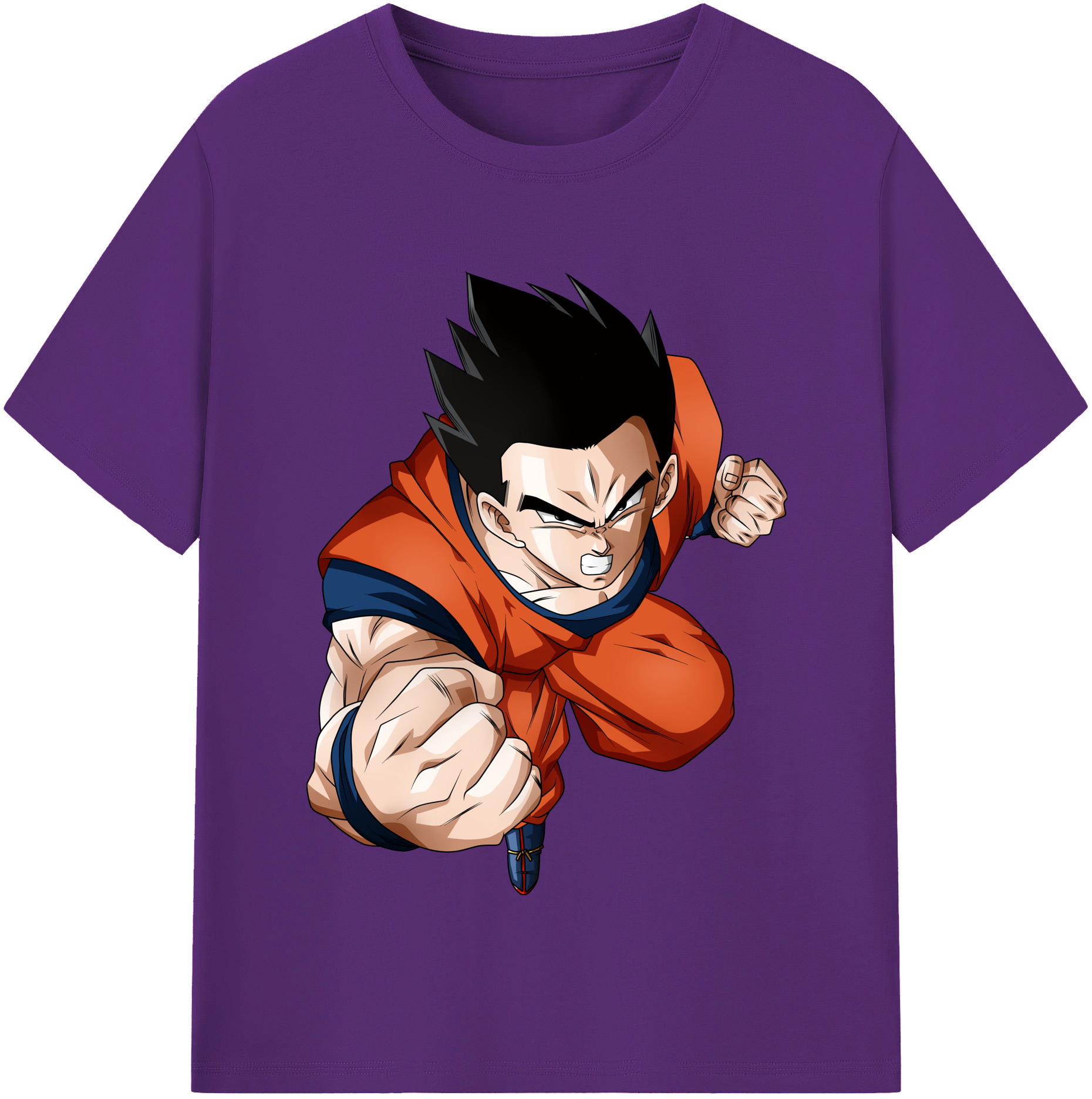 （画像用） ドラゴンボール 孫 悟飯（そんごはん）DRAGON BALL Son Gohan 綿100％半袖Tシャツ（フロントプリント）