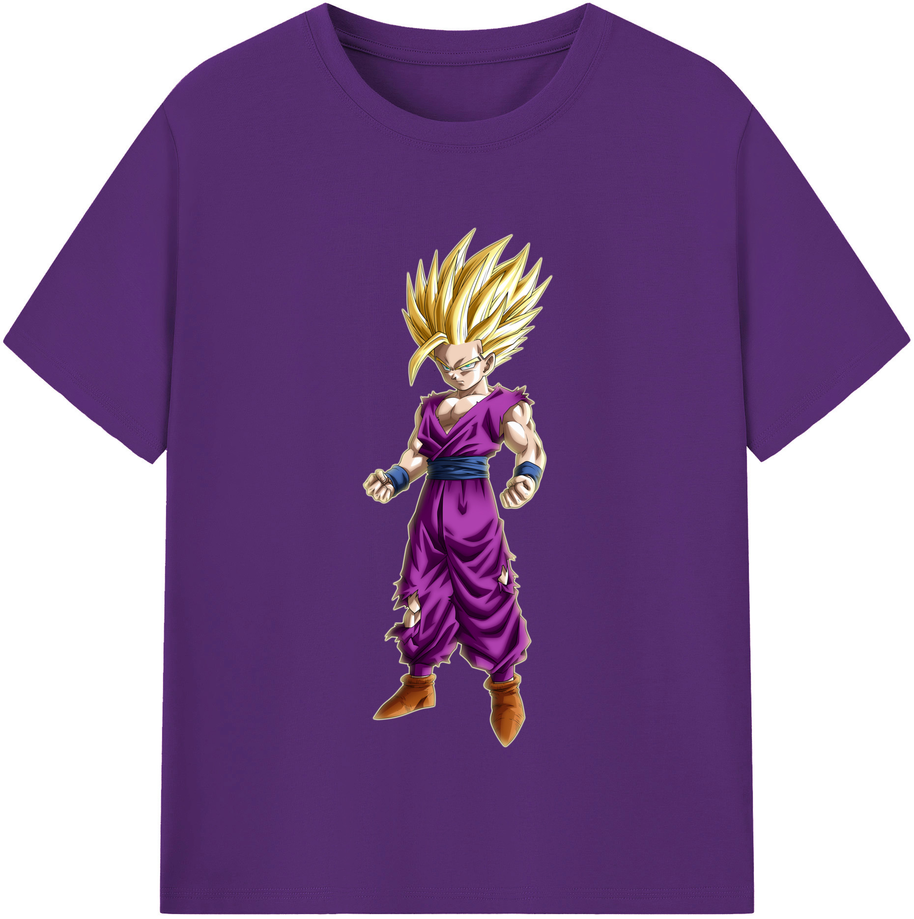 （画像用） ドラゴンボール 孫 悟飯（そんごはん）DRAGON BALL Son Gohan 綿100％半袖Tシャツ（フロントプリント）