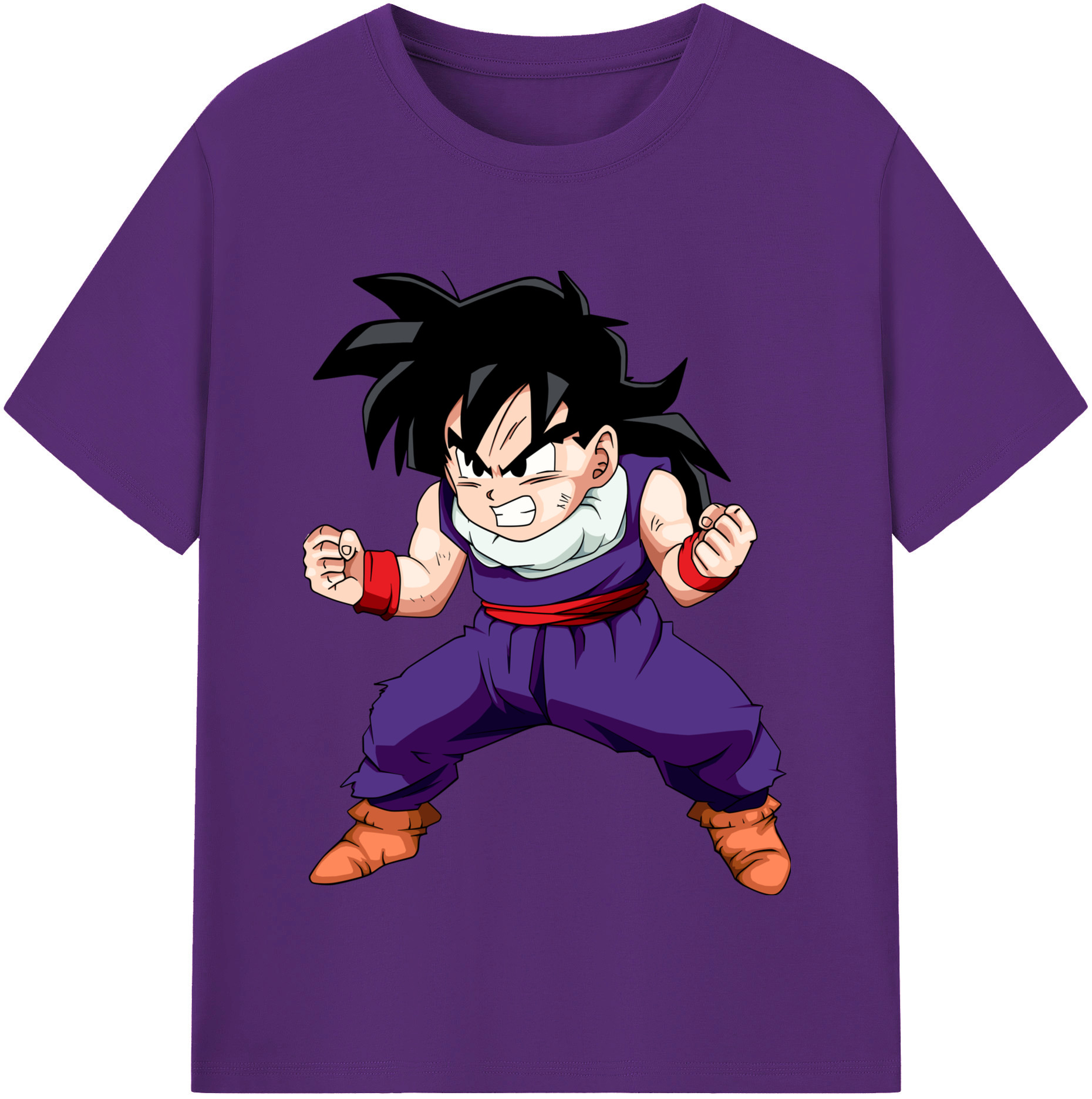 （画像用） ドラゴンボール 孫 悟飯（そんごはん）DRAGON BALL Son Gohan 綿100％半袖Tシャツ（フロントプリント）