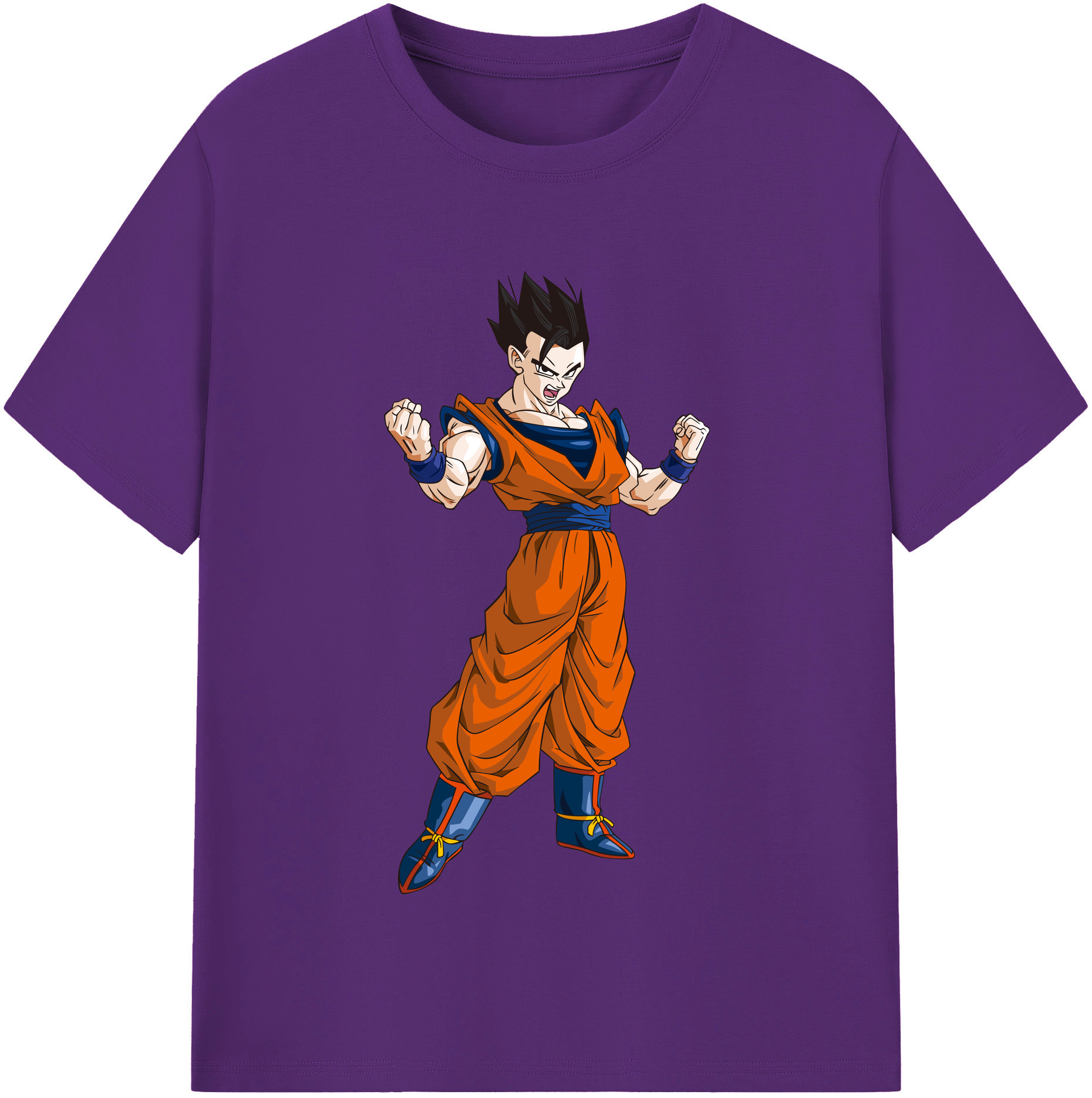 （画像用） ドラゴンボール 孫 悟飯（そんごはん）DRAGON BALL Son Gohan 綿100％半袖Tシャツ（フロントプリント）