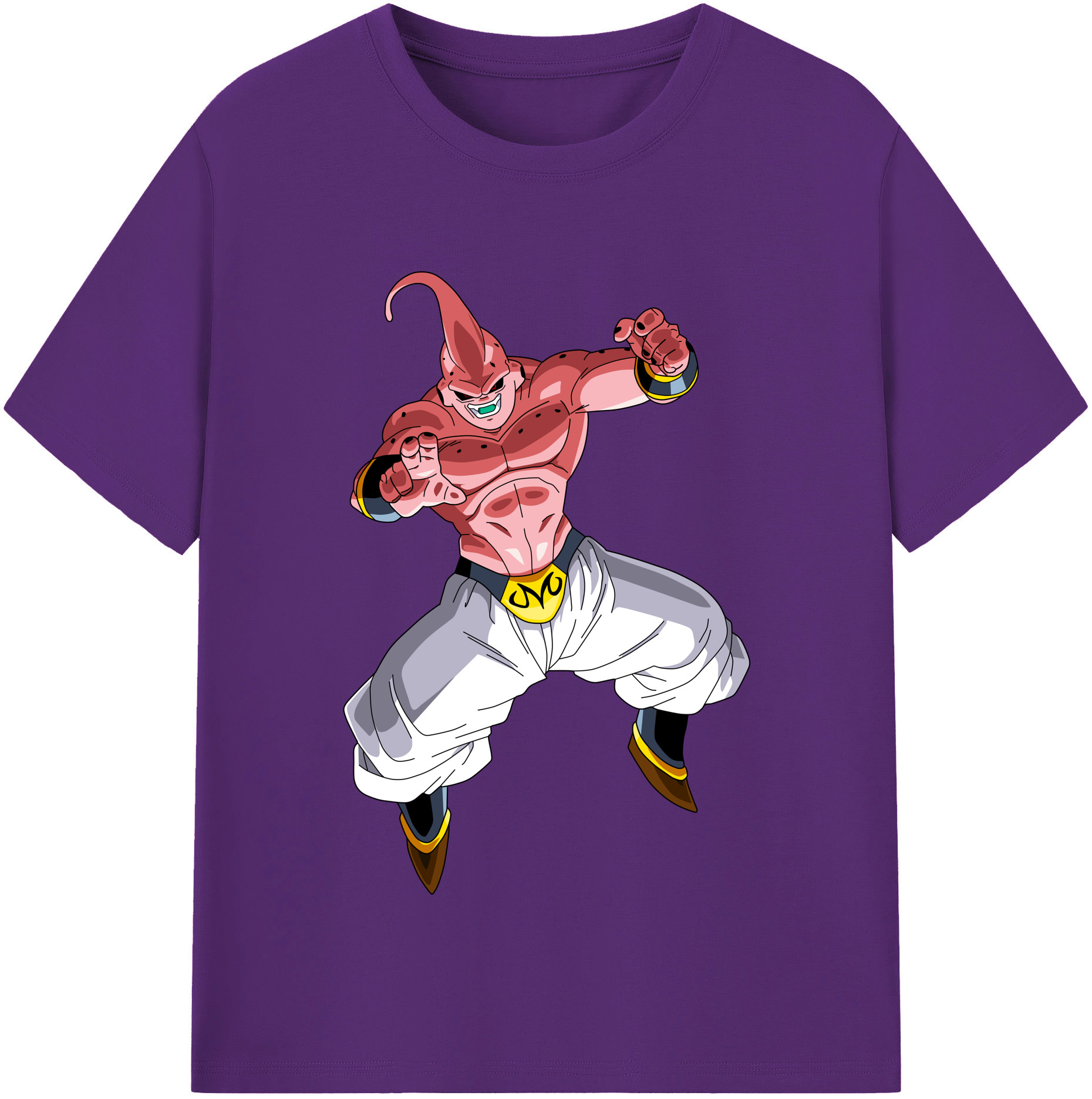 （画像用） ドラゴンボール 魔人ブウ DRAGON BALL Majin Buu 綿100％半袖Tシャツ（フロントプリント）