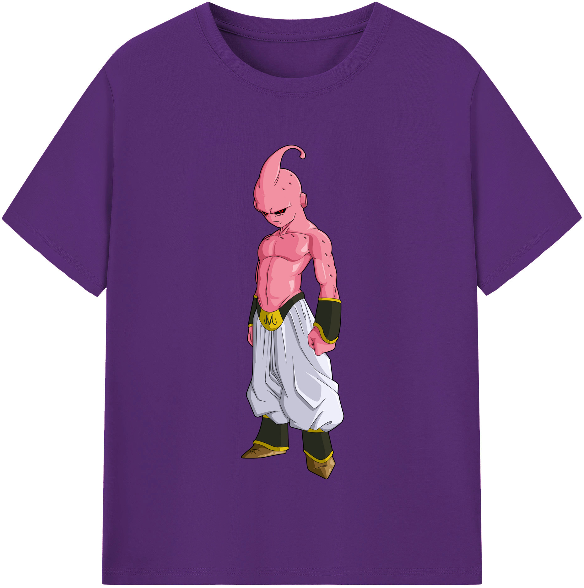 （画像用） ドラゴンボール 魔人ブウ DRAGON BALL Majin Buu 綿100％半袖Tシャツ（フロントプリント）