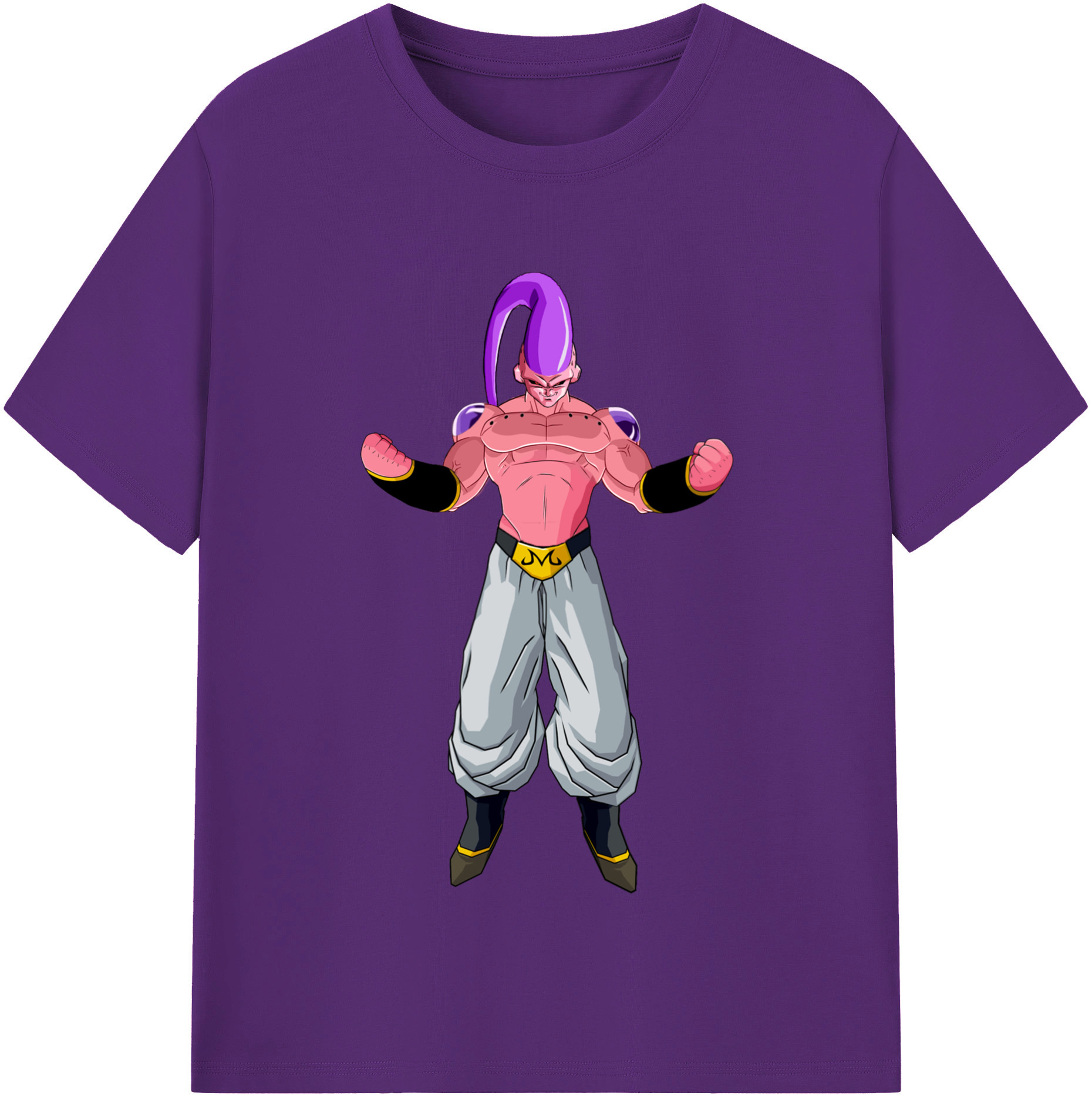 （画像用） ドラゴンボール 魔人ブウ DRAGON BALL Majin Buu 綿100％半袖Tシャツ（フロントプリント）