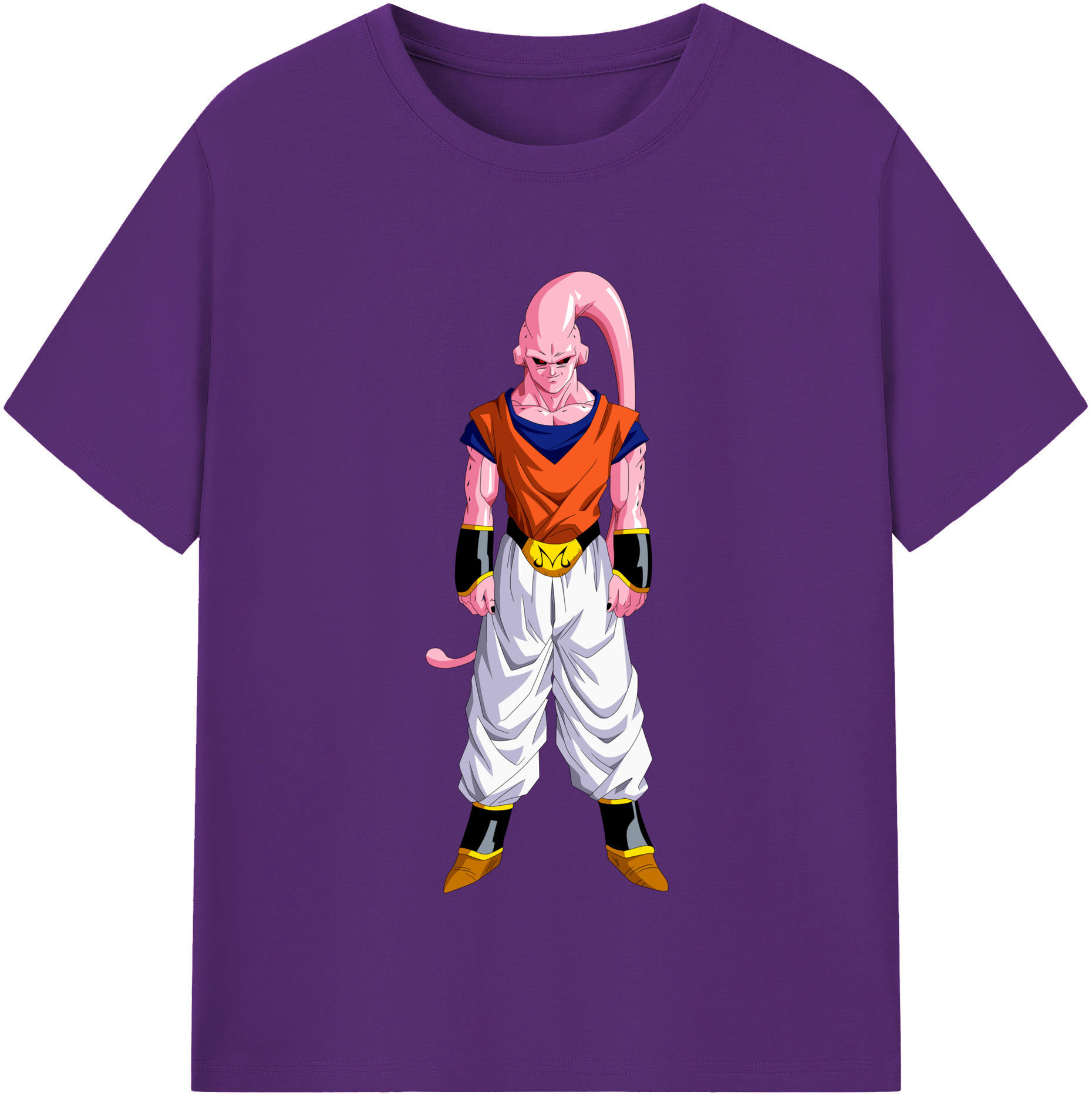 （画像用） ドラゴンボール 魔人ブウ DRAGON BALL Majin Buu 綿100％半袖Tシャツ（フロントプリント）